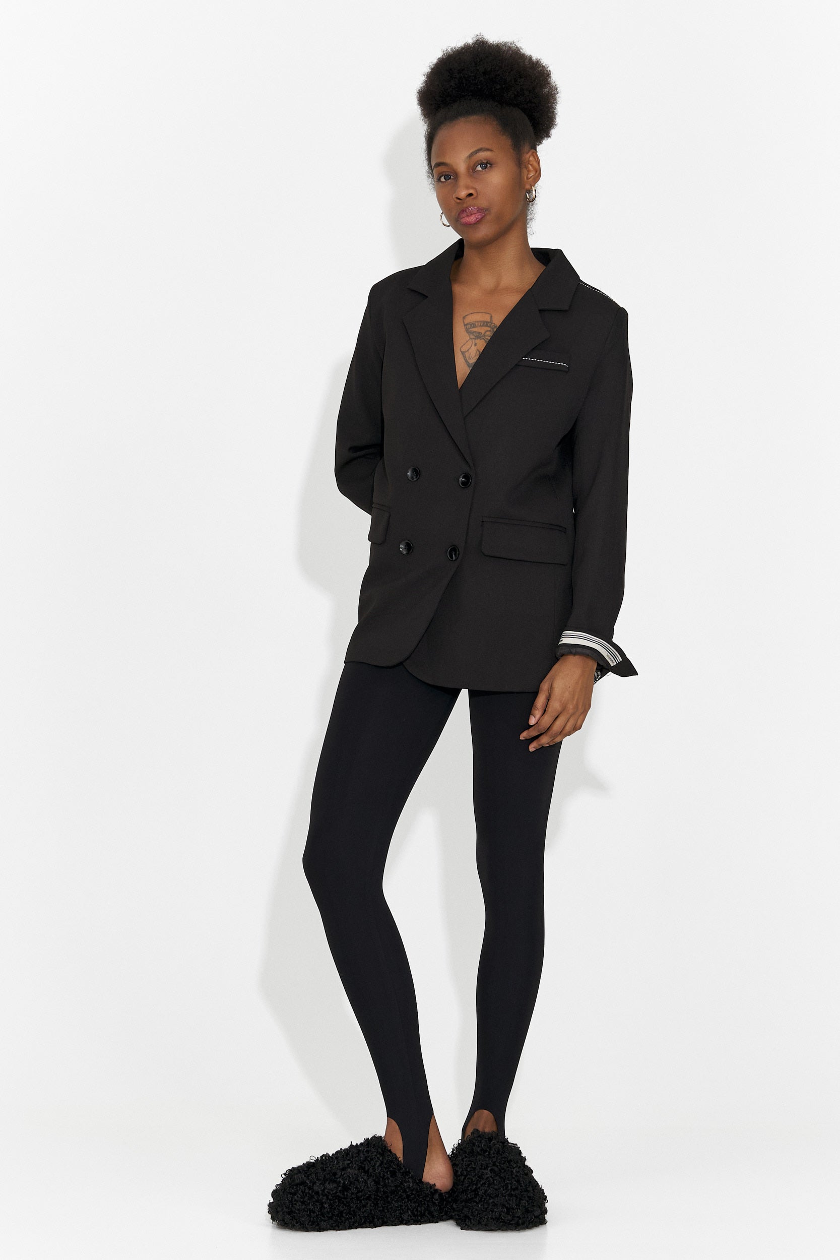 Elegant black women's blazer Caleiaja Bogas