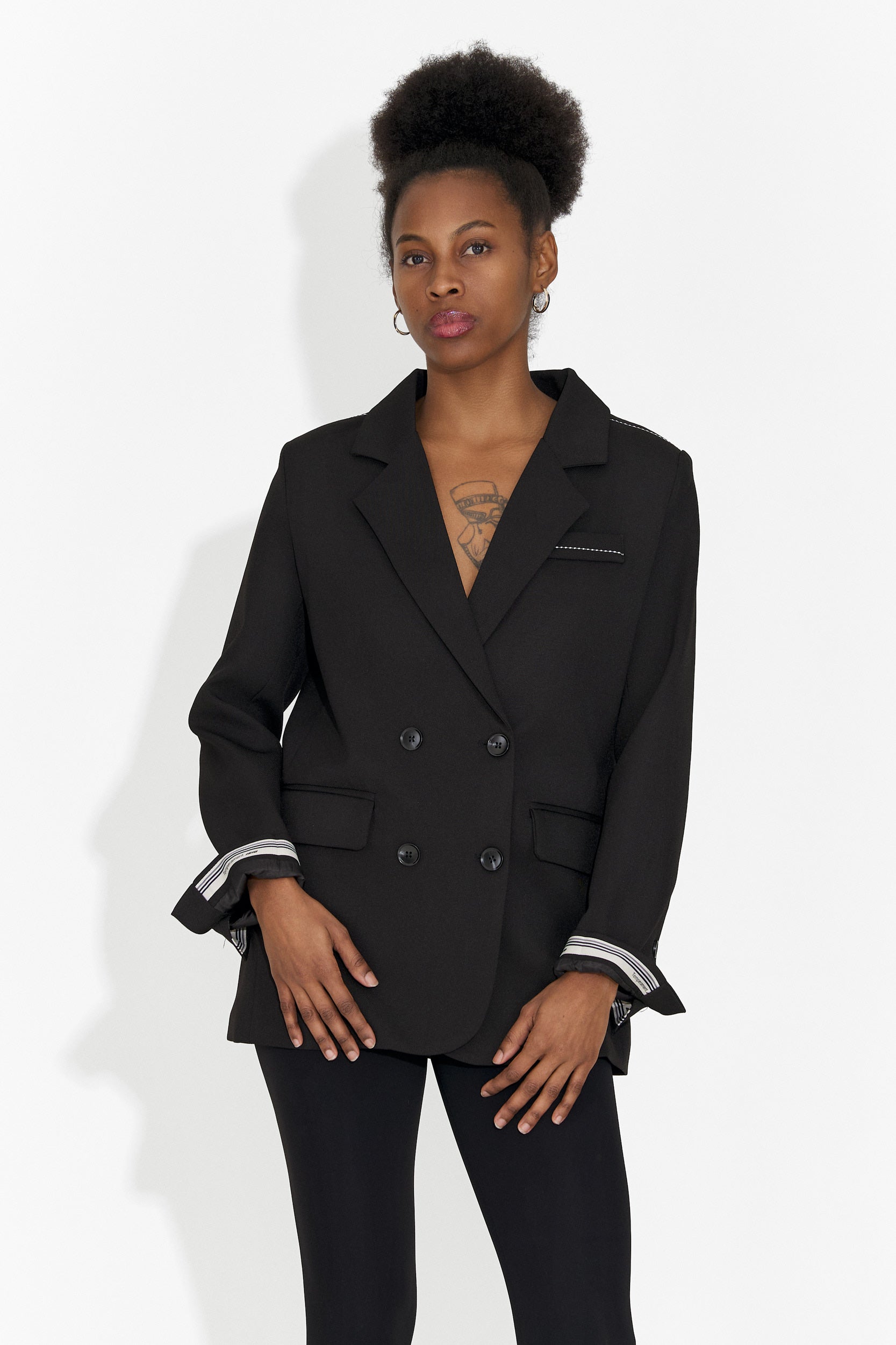 Elegant black women's blazer Caleiaja Bogas