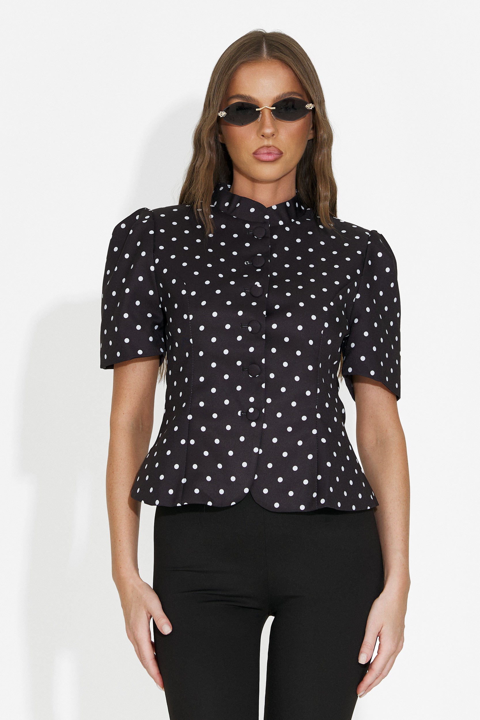 Elegant black women's blazer Jaylena Bogas