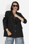 Elegante blazer negro para damas de Kelda Bogas