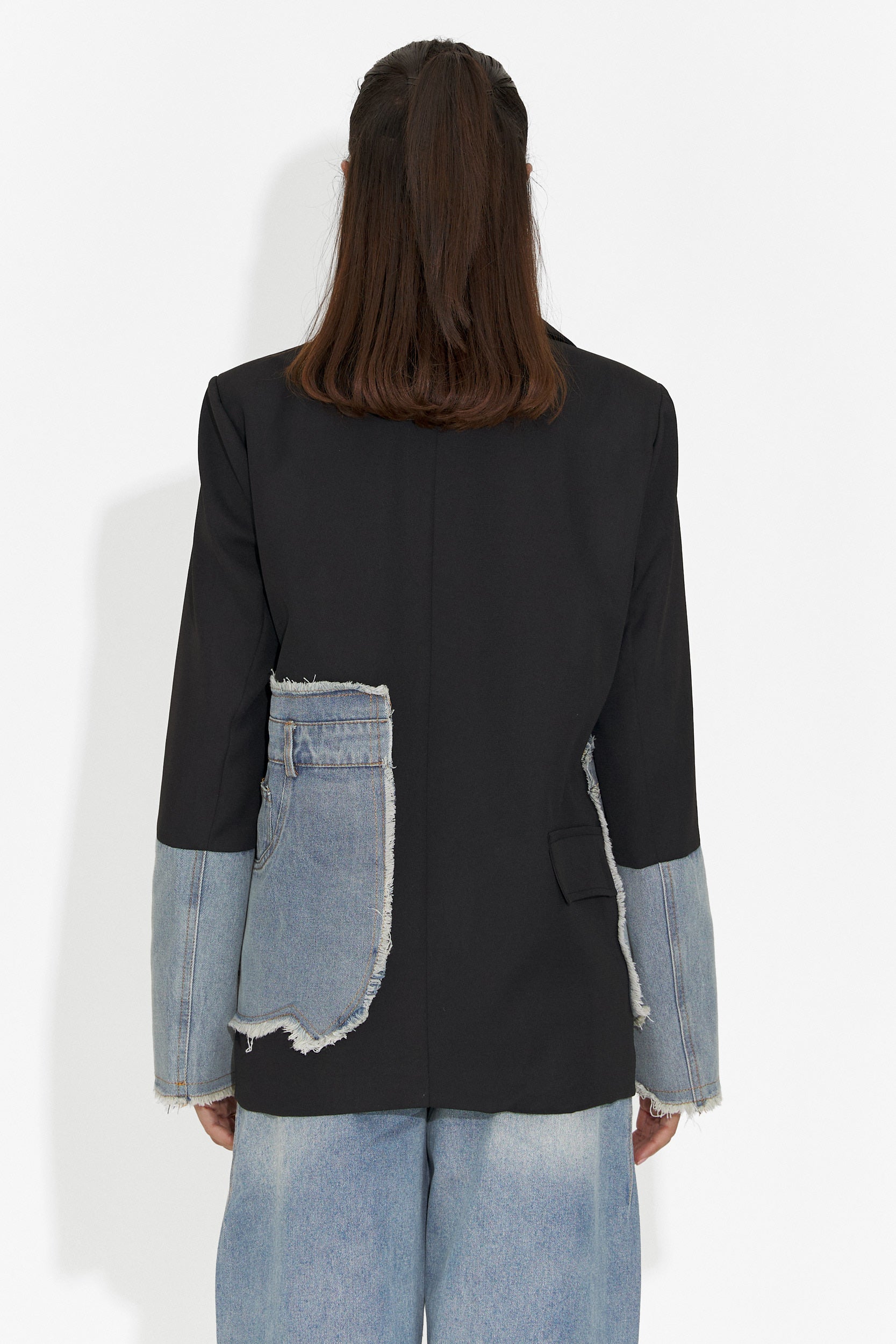 Elegant black women's blazer Rafaelia Bogas