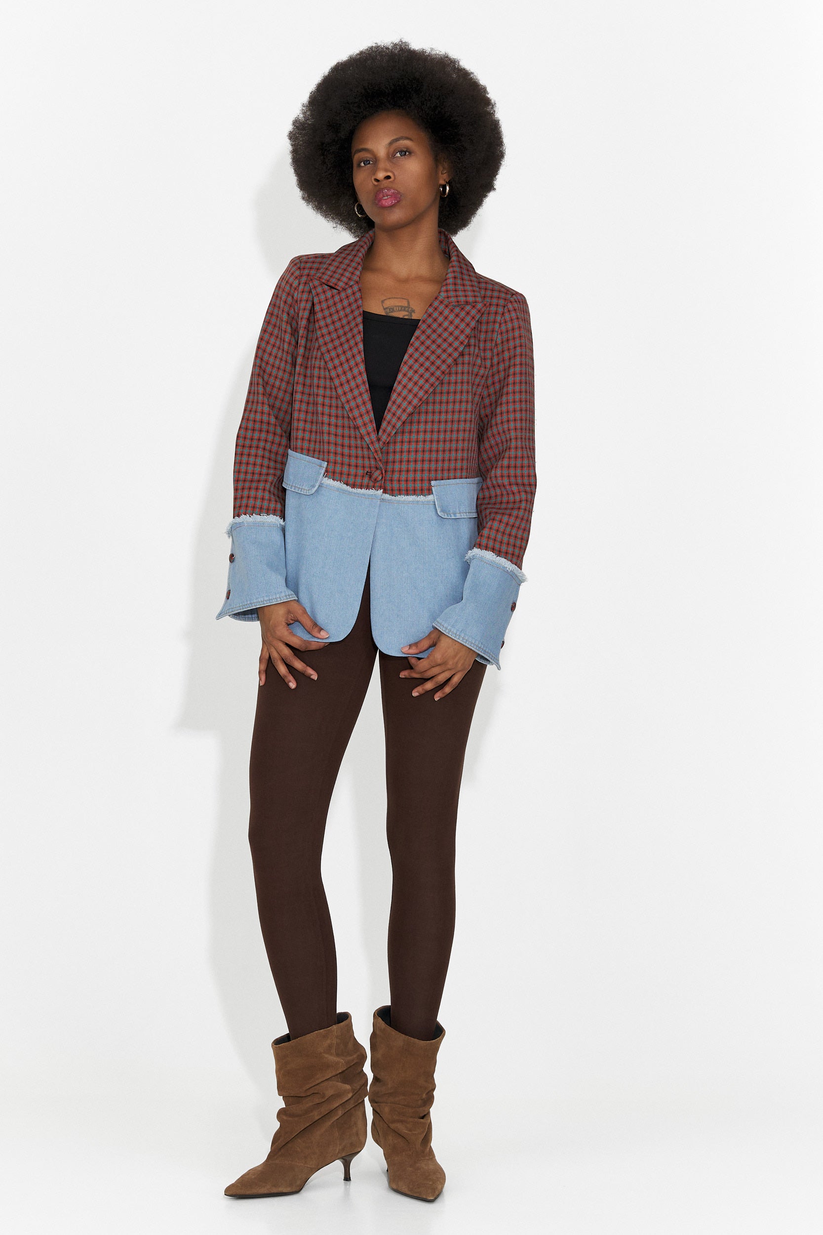 Elegant Maroon Women's Blazer Zinalia Bogas