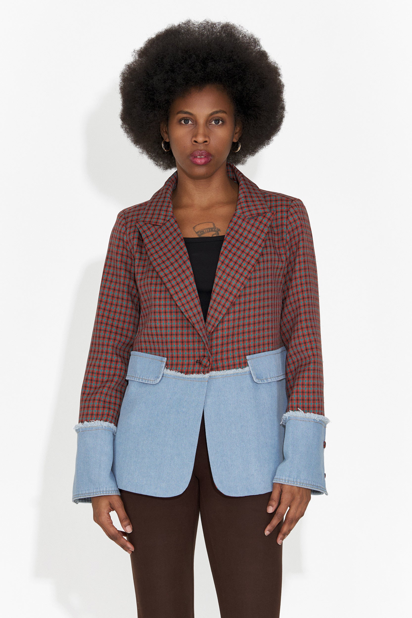 Elegant Maroon Women's Blazer Zinalia Bogas