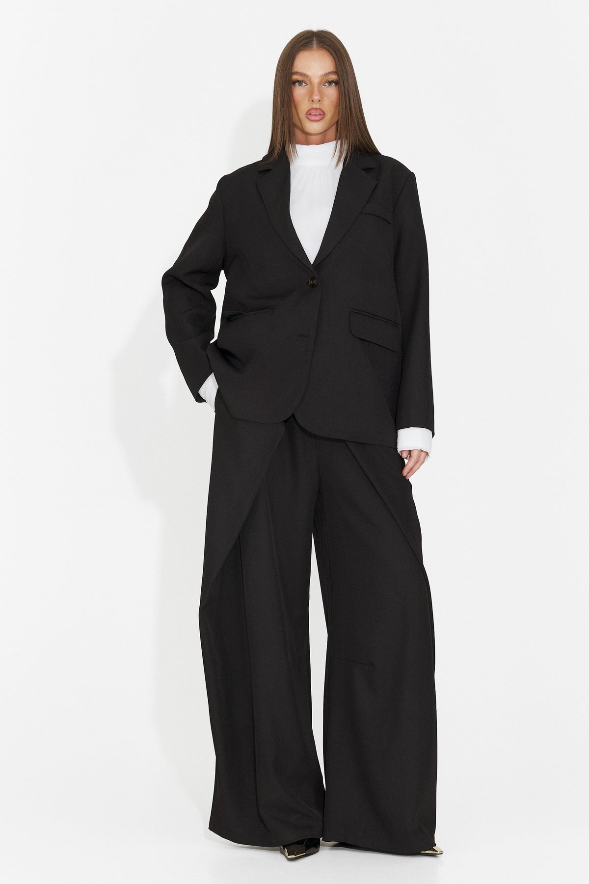 Sacou elegant negru Ceramiyra Bogas