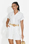 Women's casual white jumpsuit Aliomia Bogas