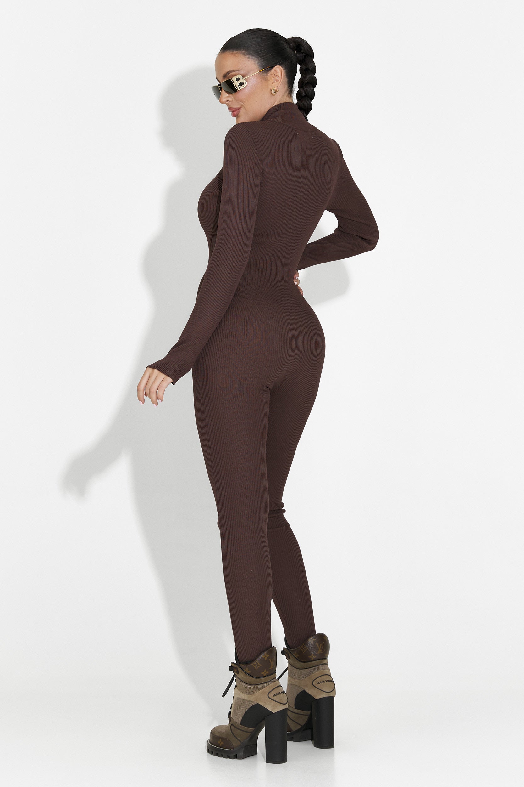 Tuta Casual Marrone da Donna di Elivra Bogas