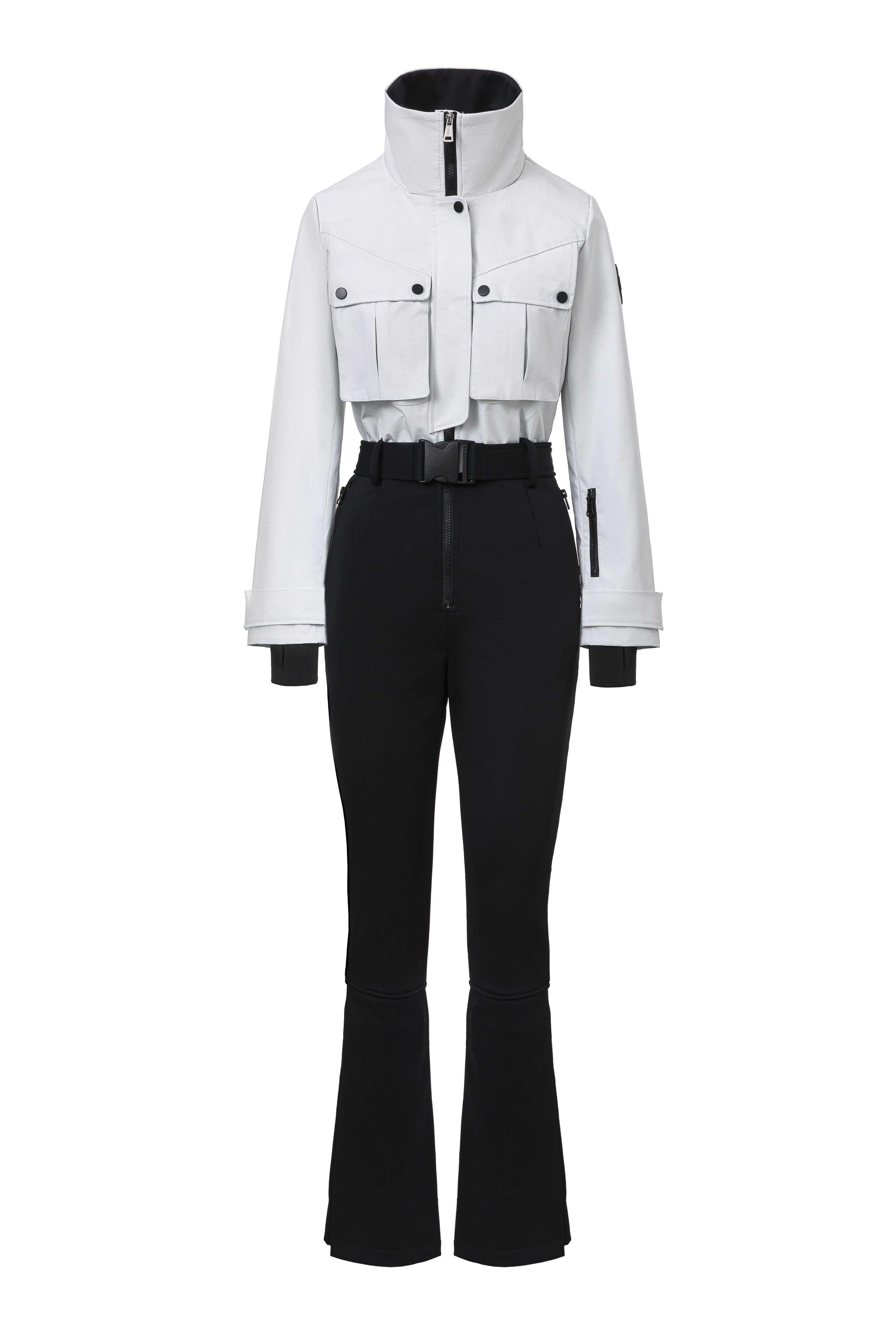 Casual black and white ski jumpsuit Glorise Bogas