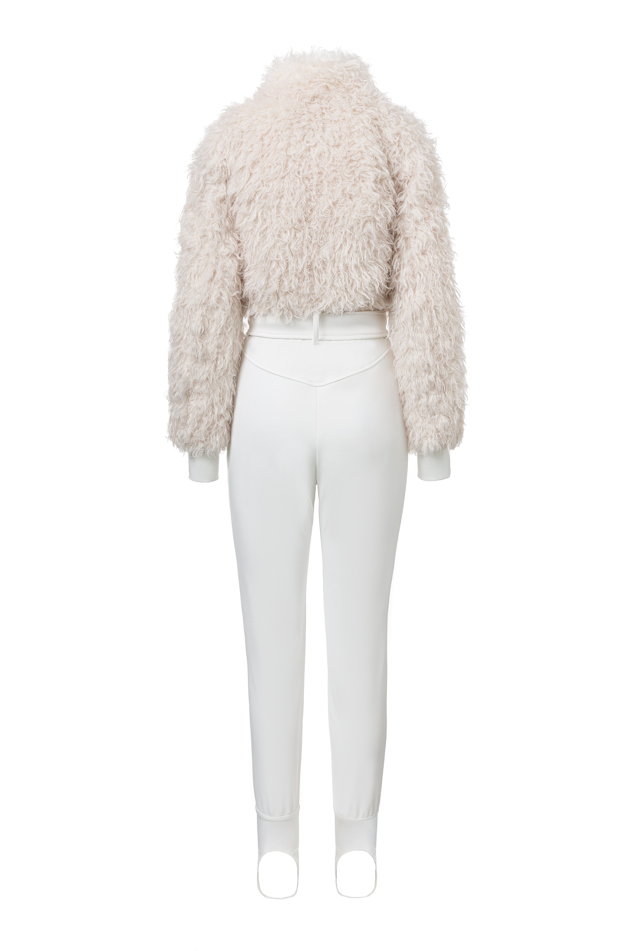 Combinaison de Ski Blanche Décontractée d'Alycia Bogas