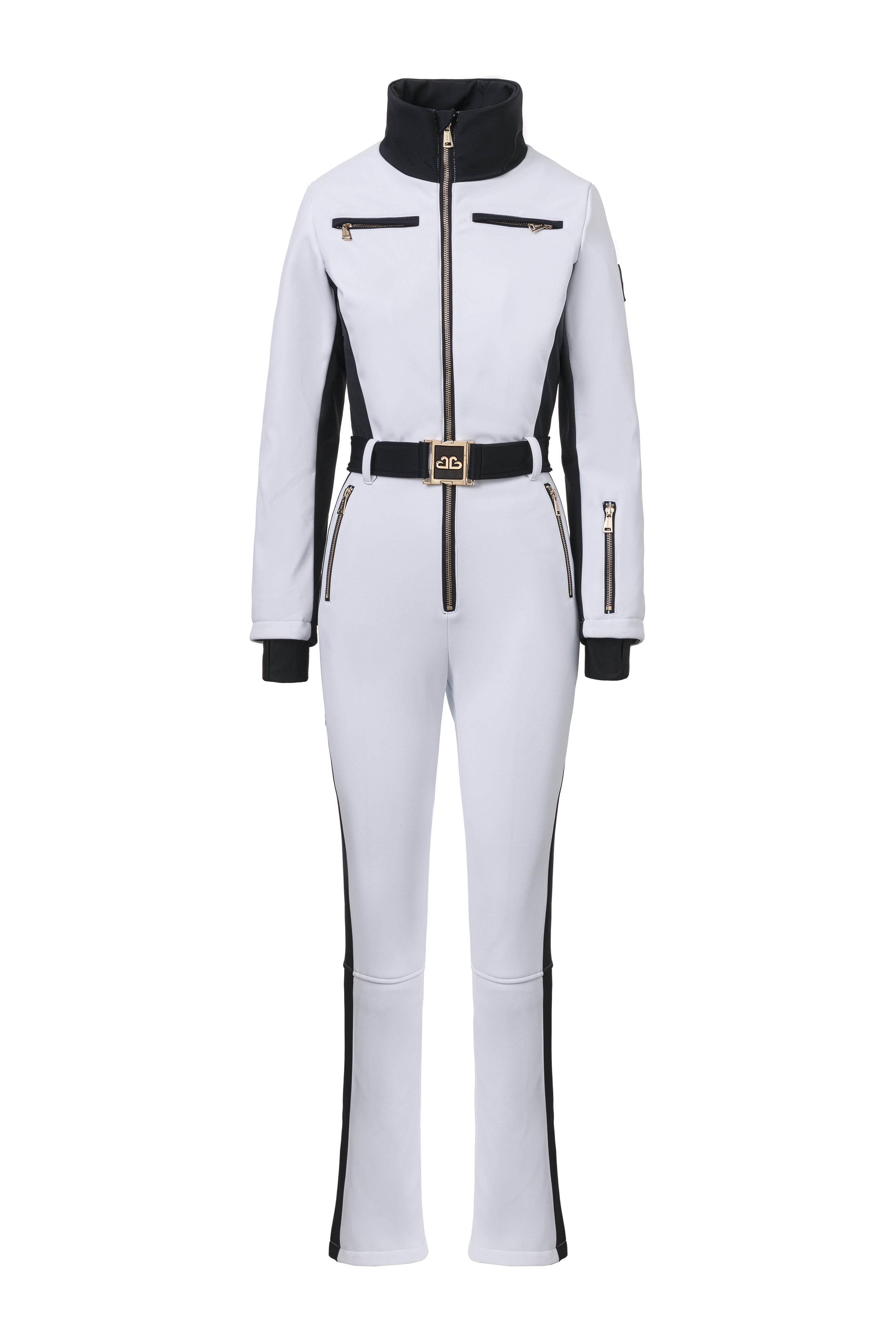 White casual ski jumpsuit Oliviene Bogas