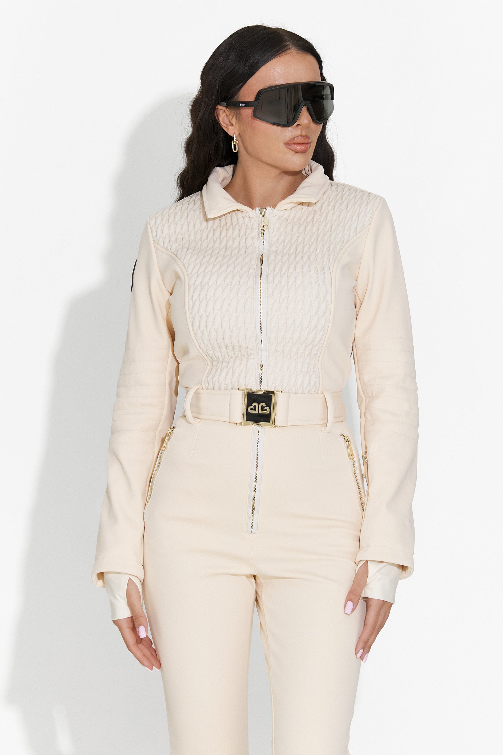 Combinaison de Ski Beige Décontractée de Jorena Bogas