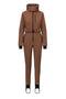 Casual brown ski jumpsuit Anodys Bogas