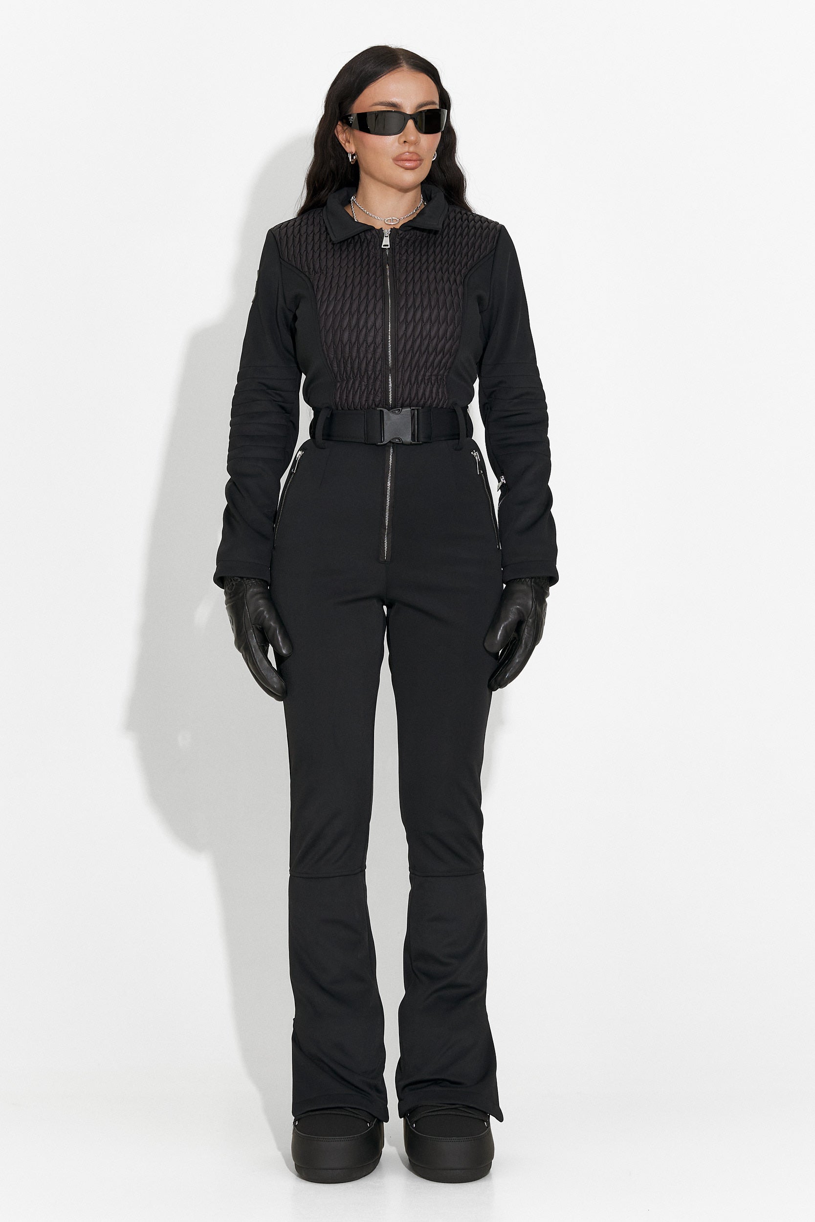 Combinaison de Ski Décontractée Noire de Jorena Bogas