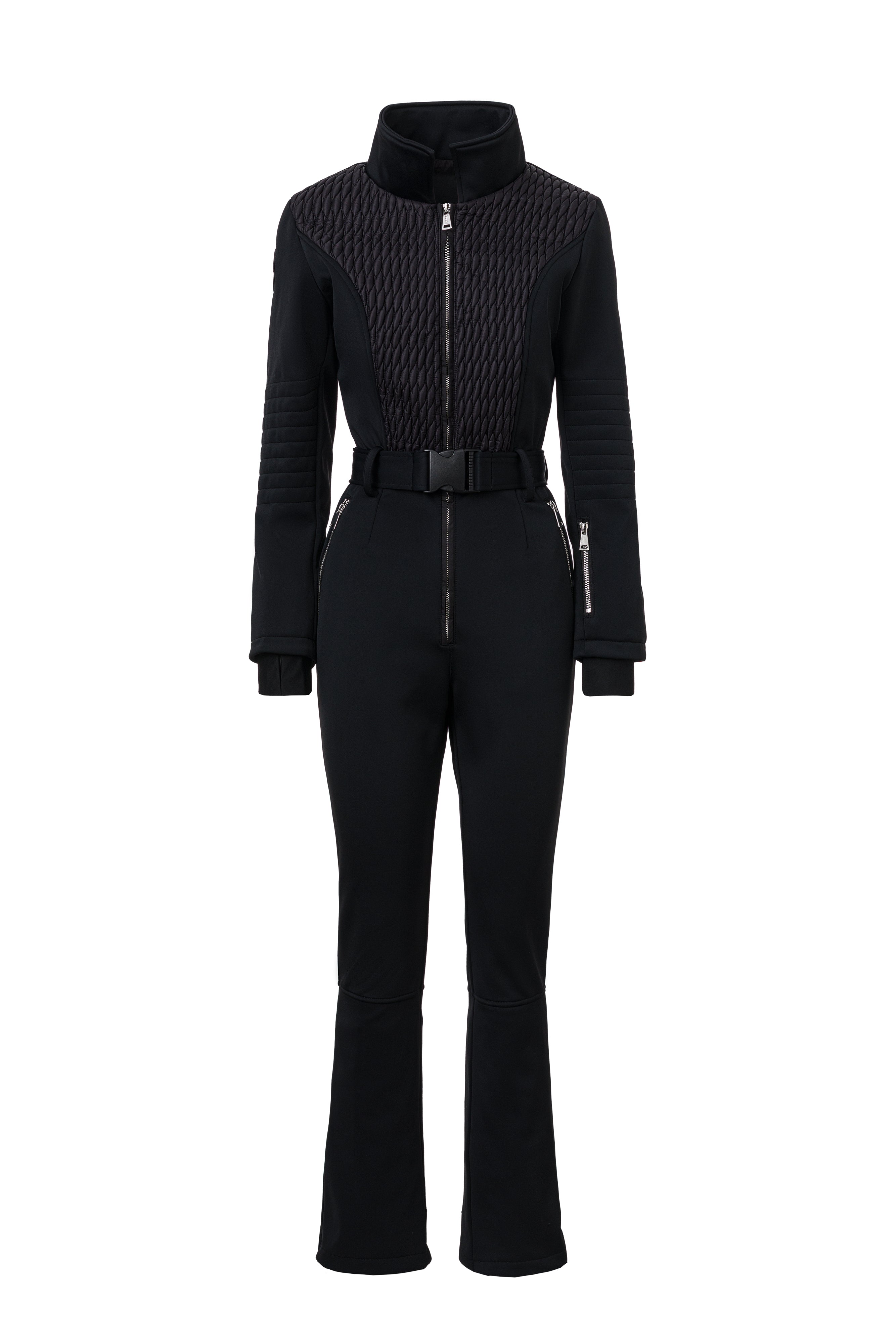 Black casual ski jumpsuit Jorena Bogas