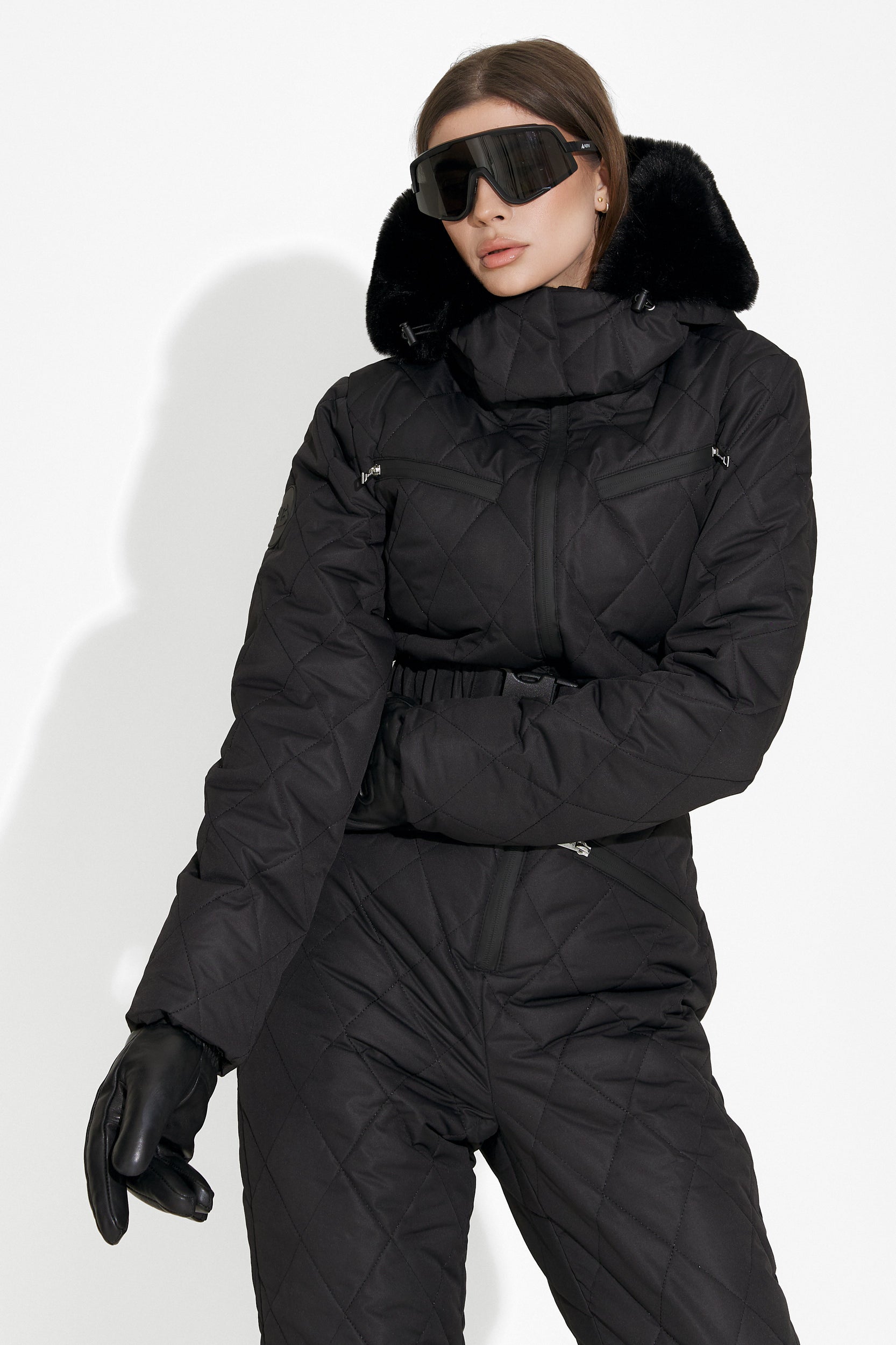 Combinaison de Ski Noire Décontractée de Valene Bogas