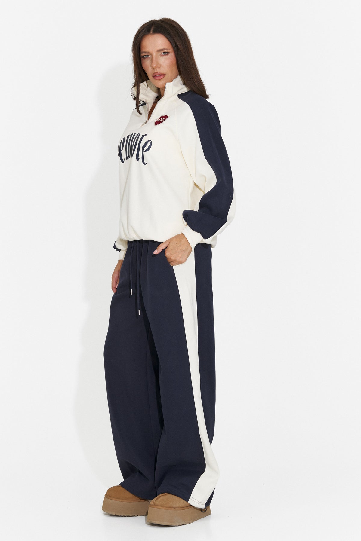 Trening casual bleumarin Raneoria Bogas