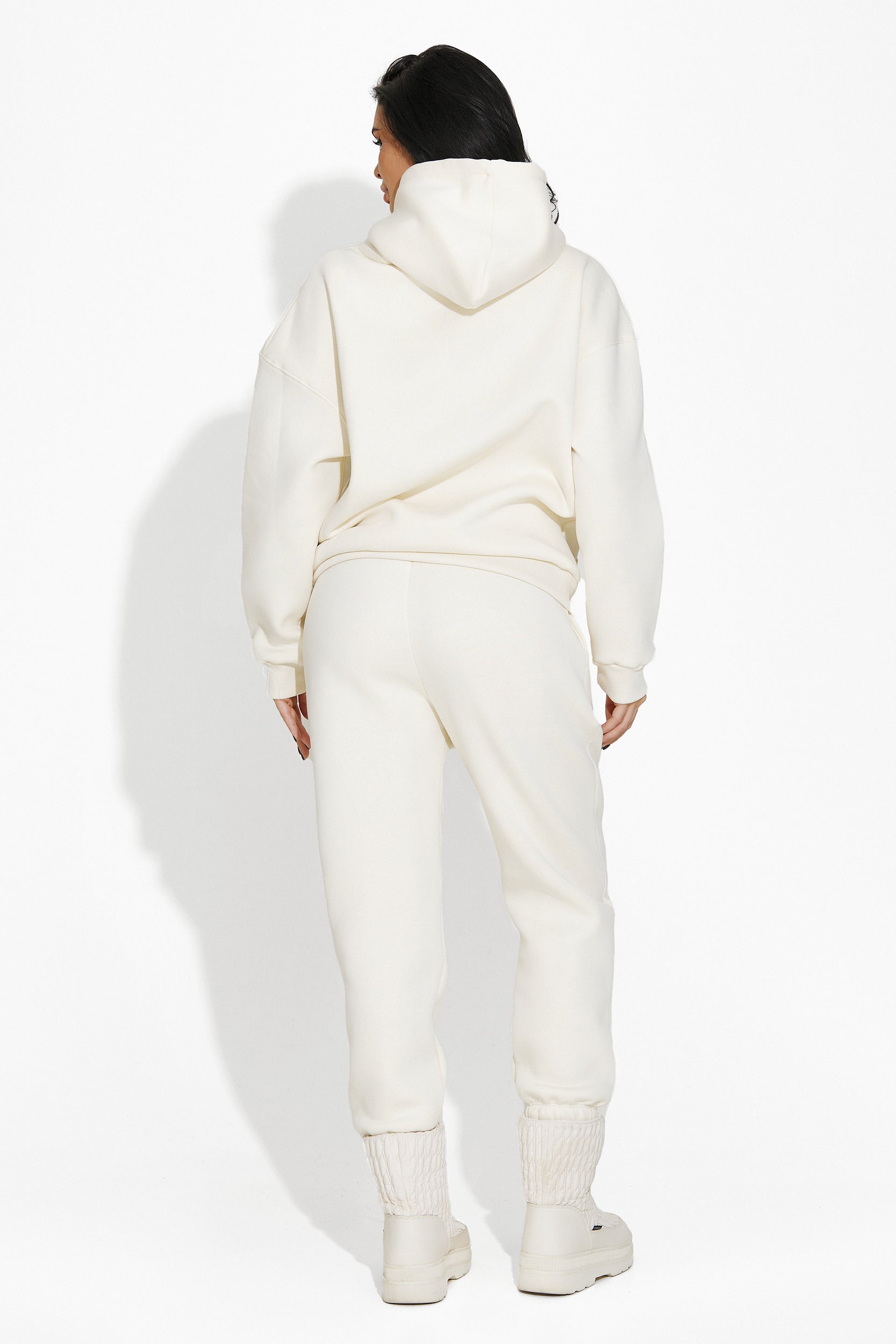 Trening damski casual beżowy Dreva Bogas