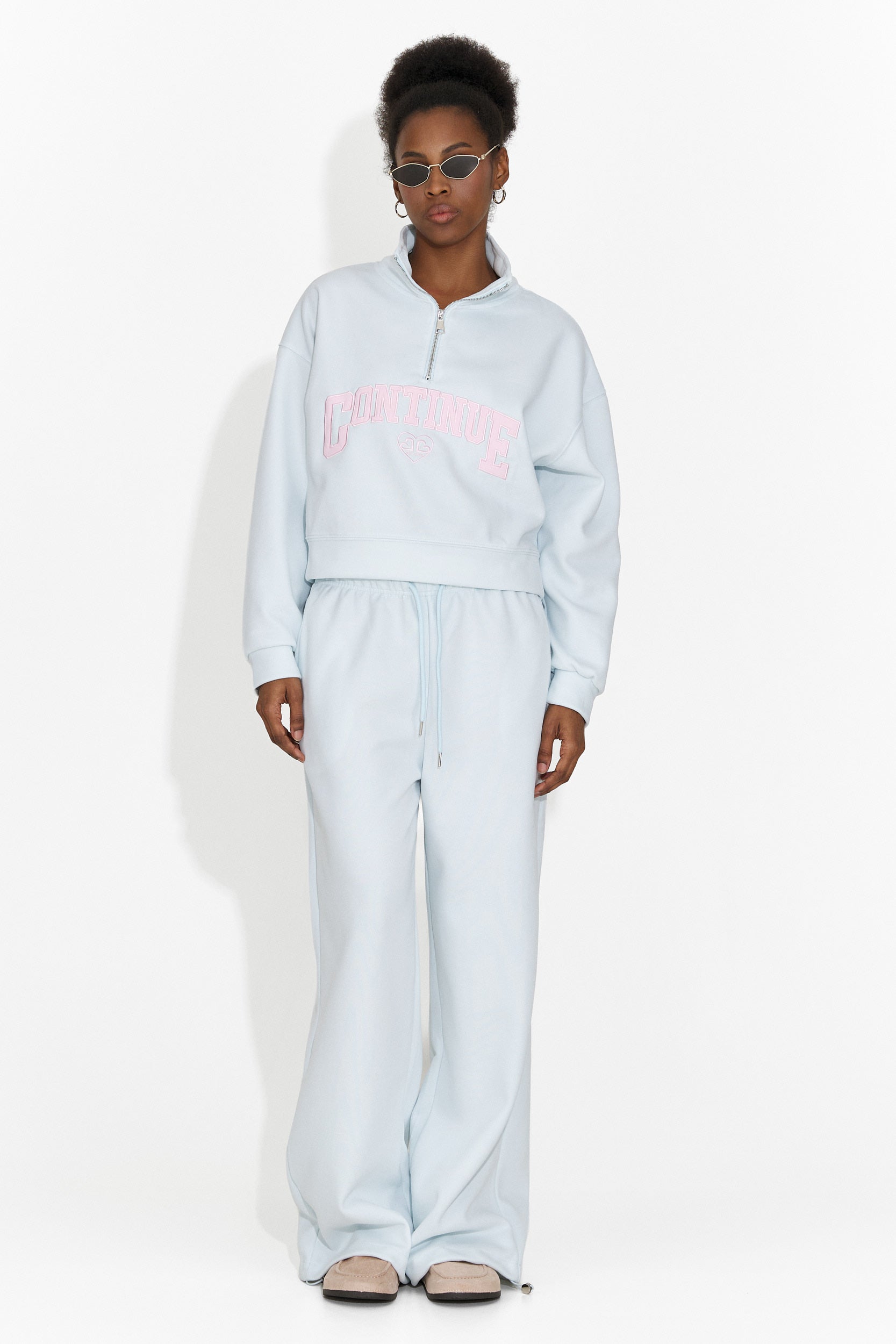 Women's casual light blue tracksuit Esperanta Bogas