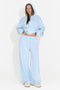 Damen-Casual-Trainingsanzug hellblau Scoleaesia Bogas