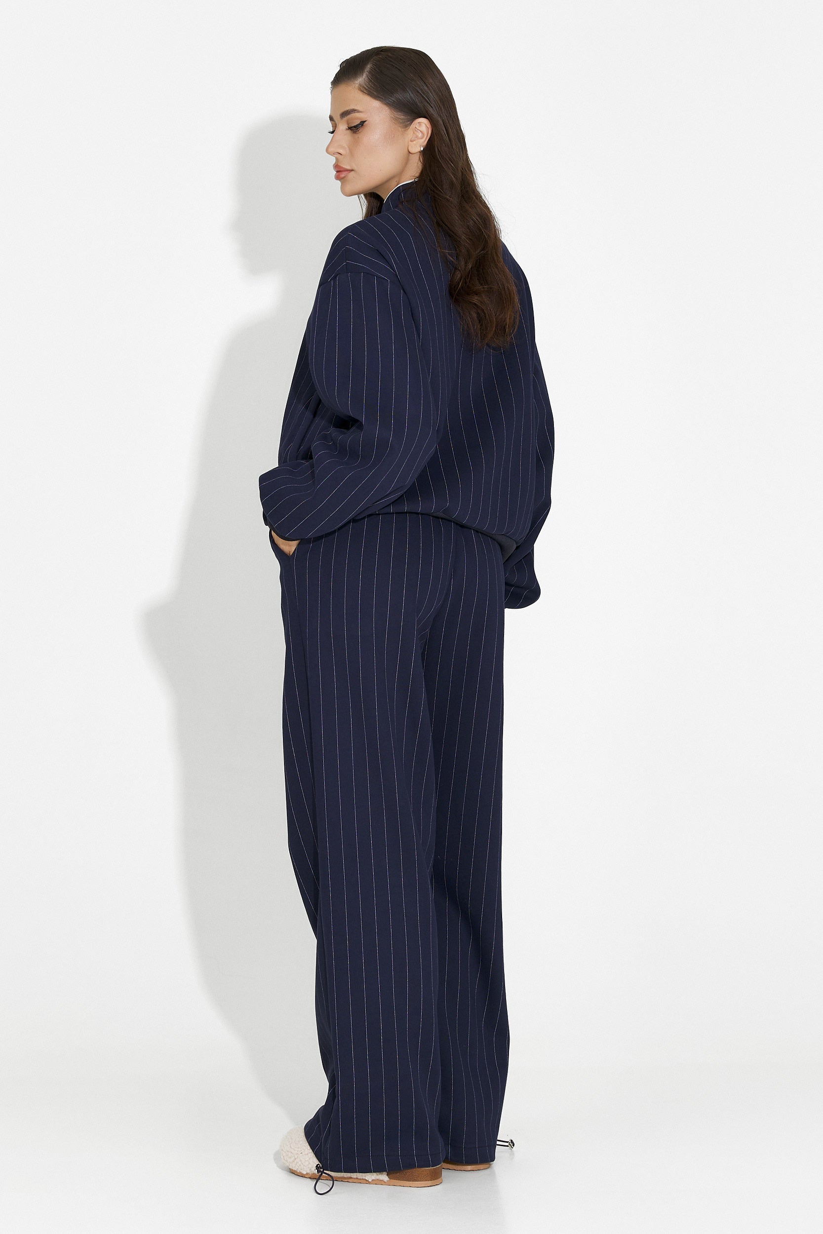 Γυναικείο casual κοστούμι μπλε σκούρο Saviera Bogas