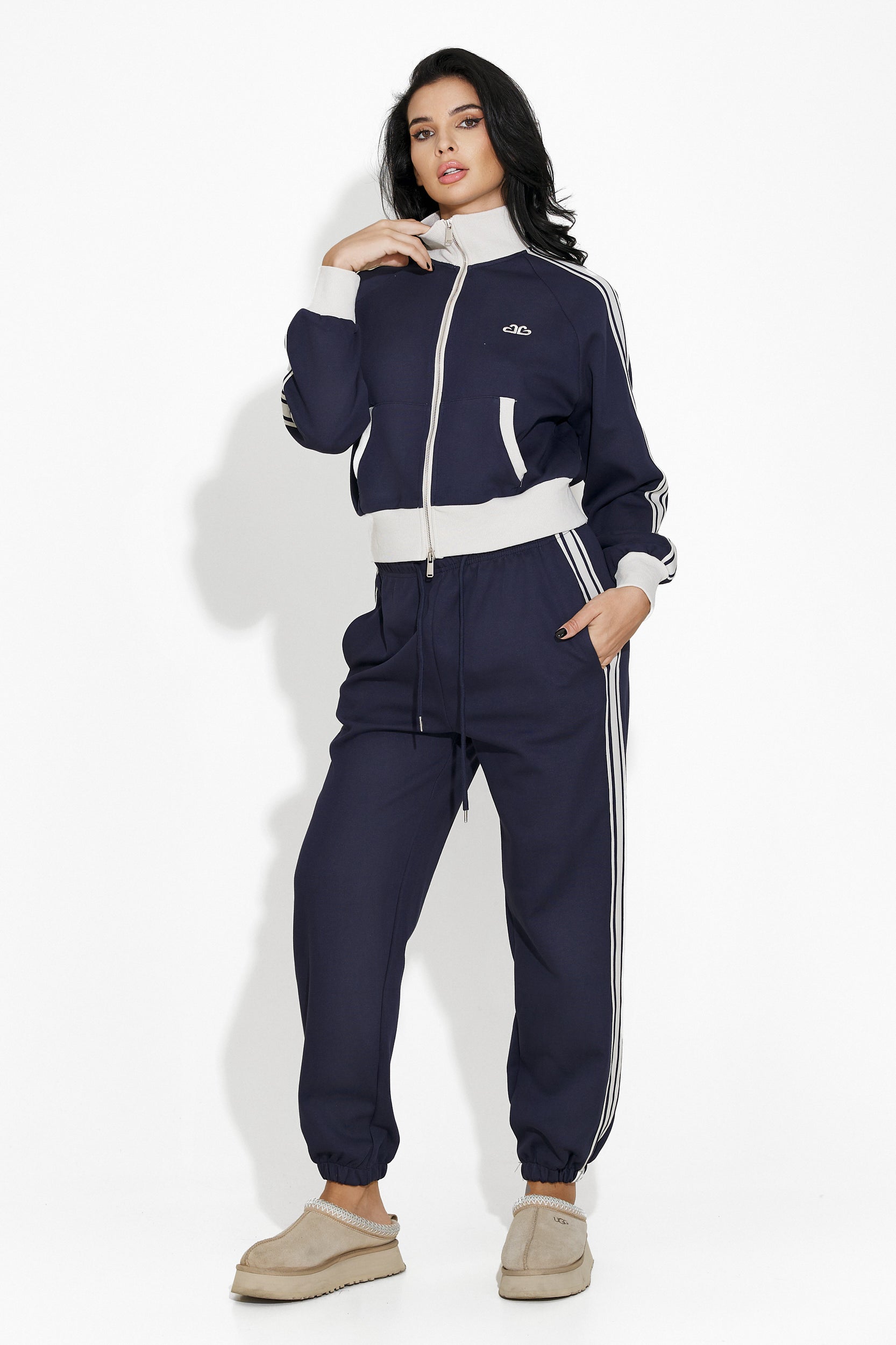 Träning dam casual marinblå Taisha Bogas