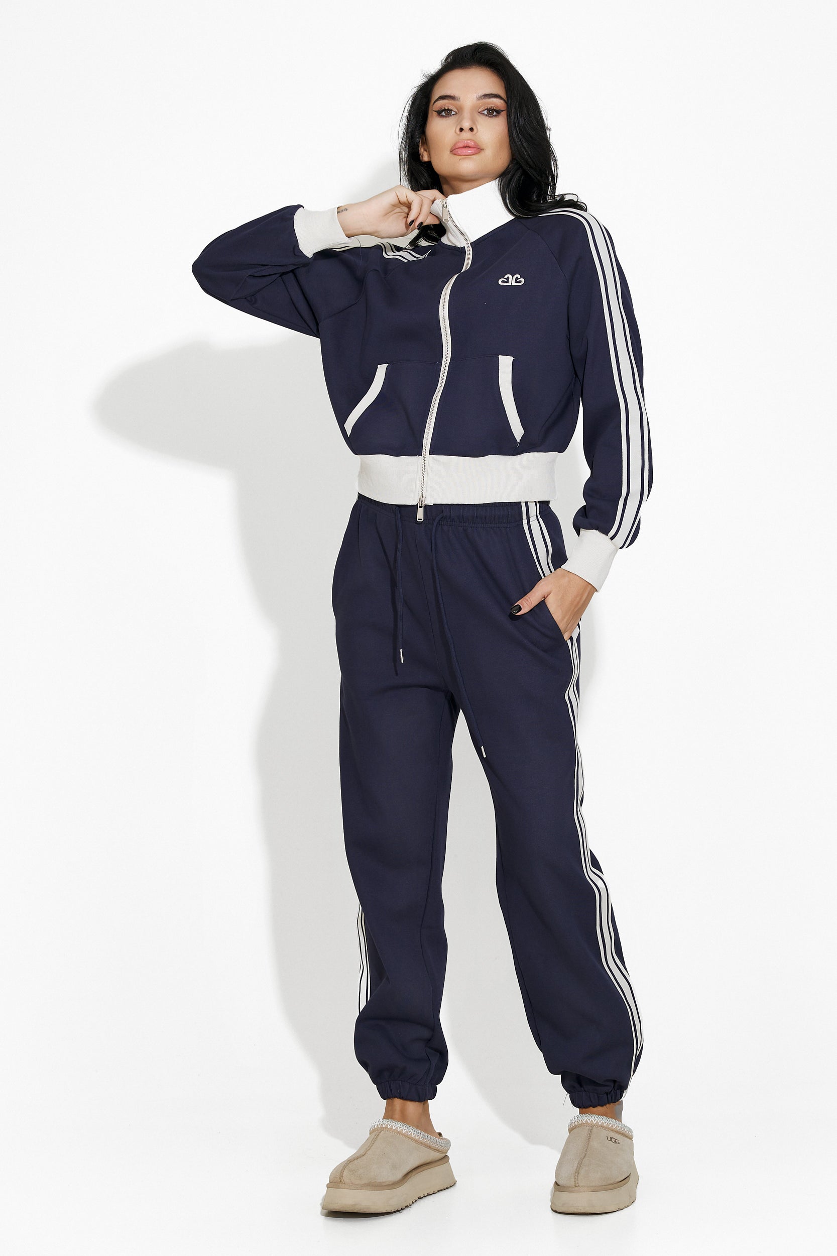 Träning dam casual marinblå Taisha Bogas