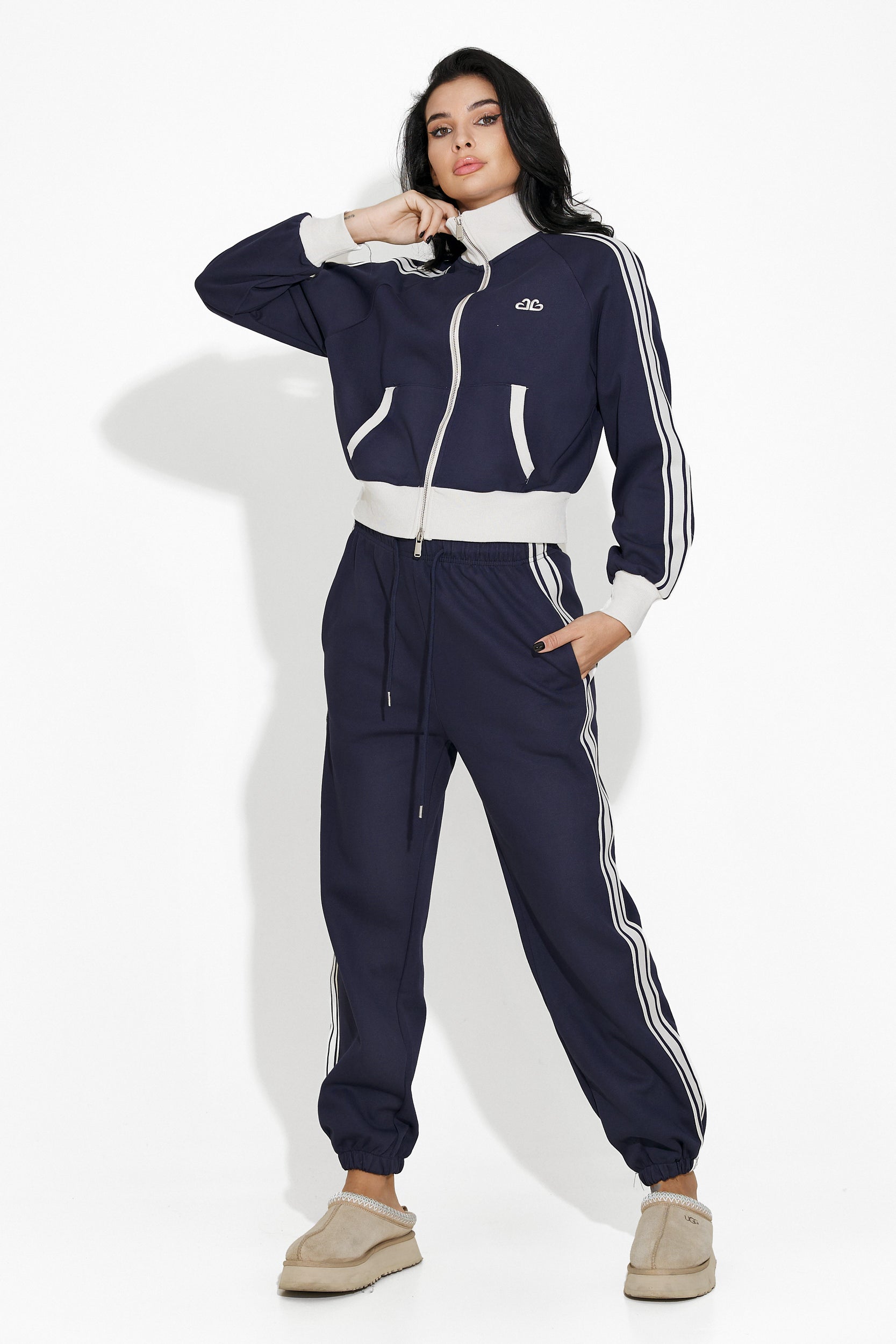 Träning dam casual marinblå Taisha Bogas