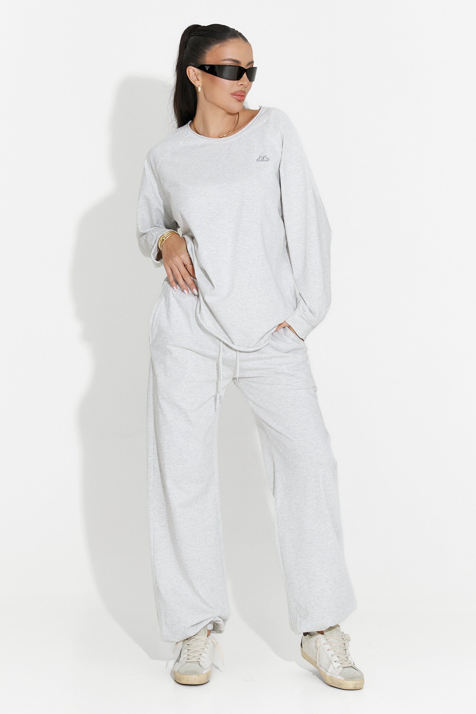 Clavira Bogas Casual Grigio Allenamento per Donne