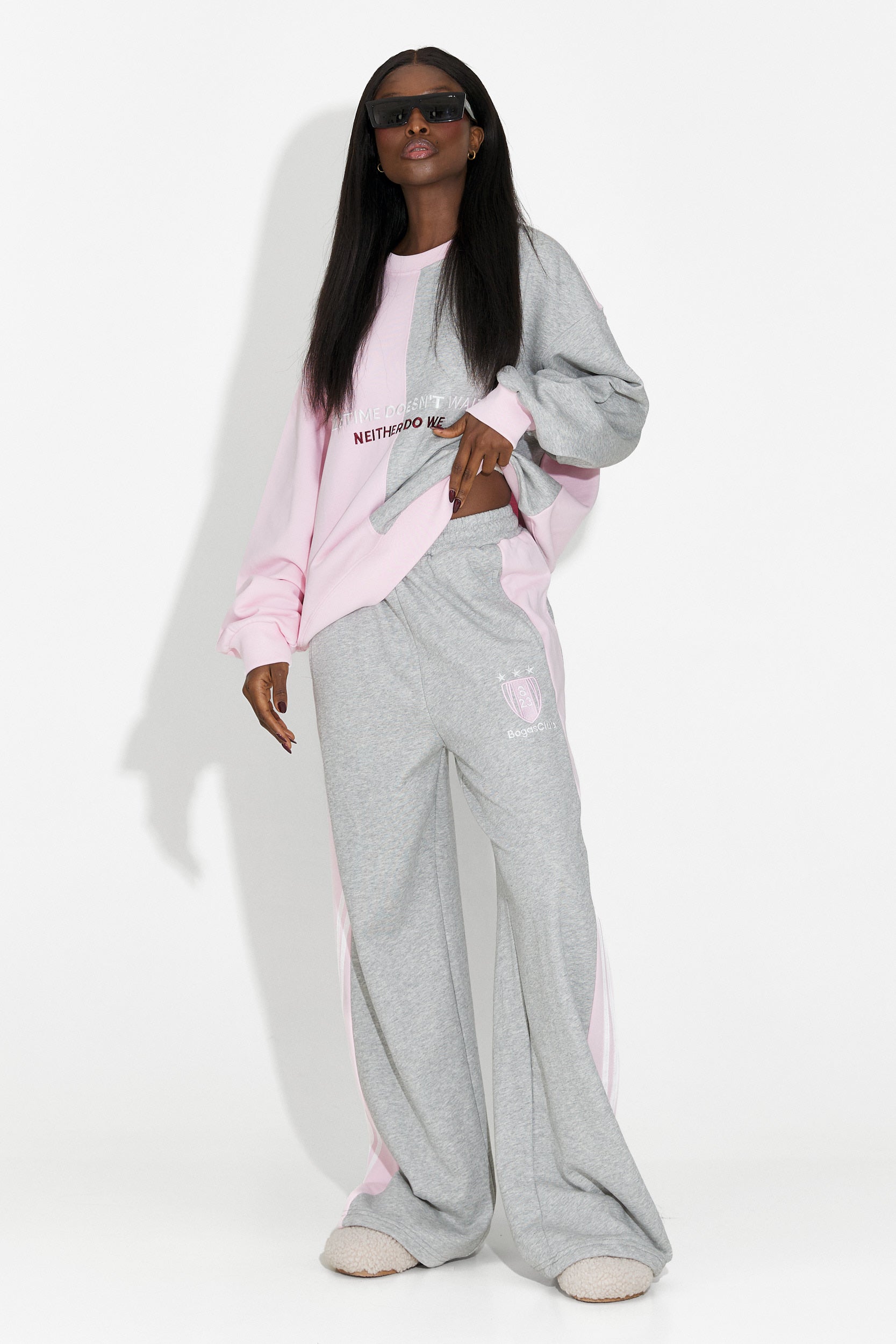 Casual grey women's training suit Mariva Bogas