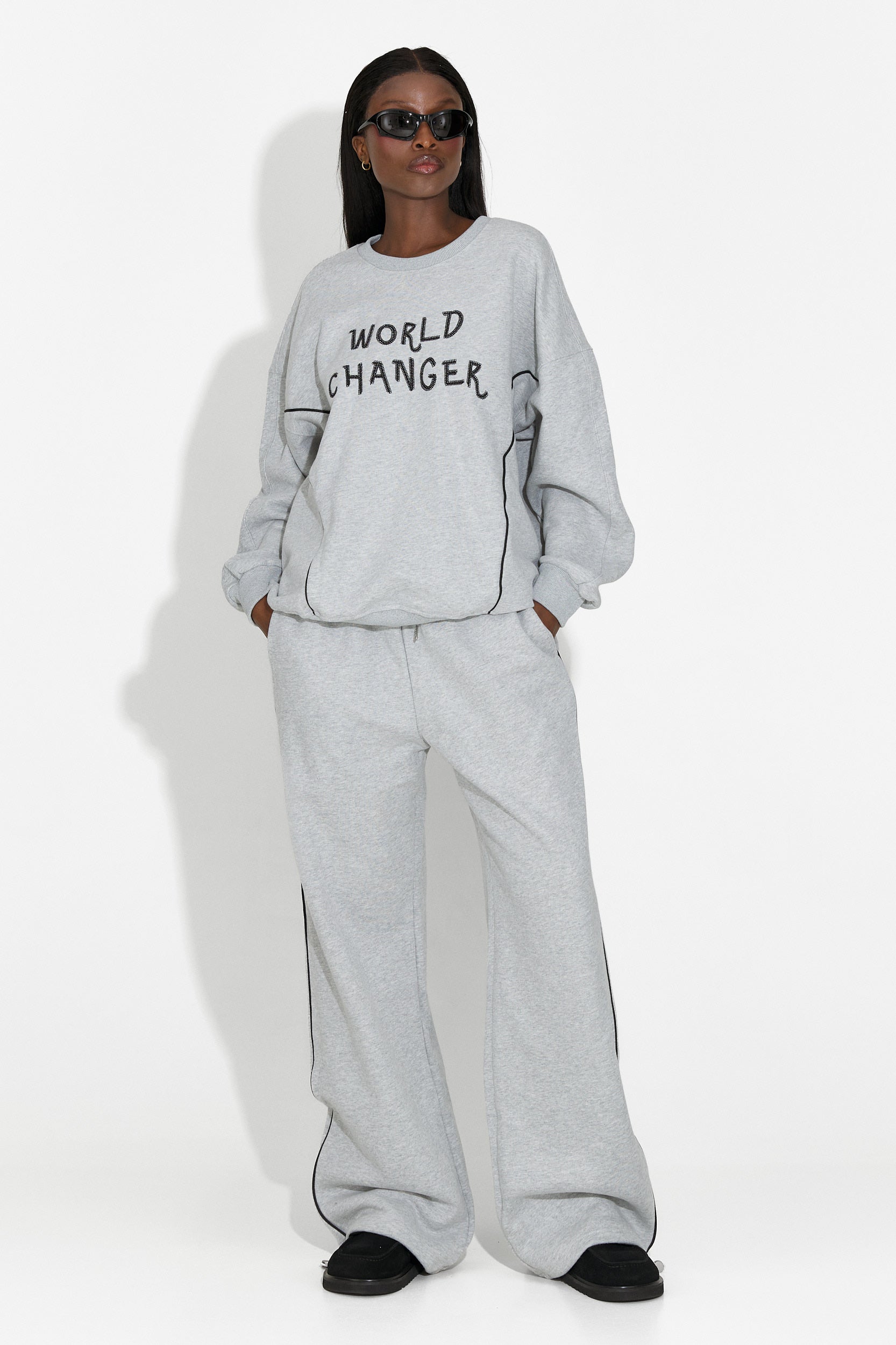 Pavora Bogas Casual Grey Women's Training Suit