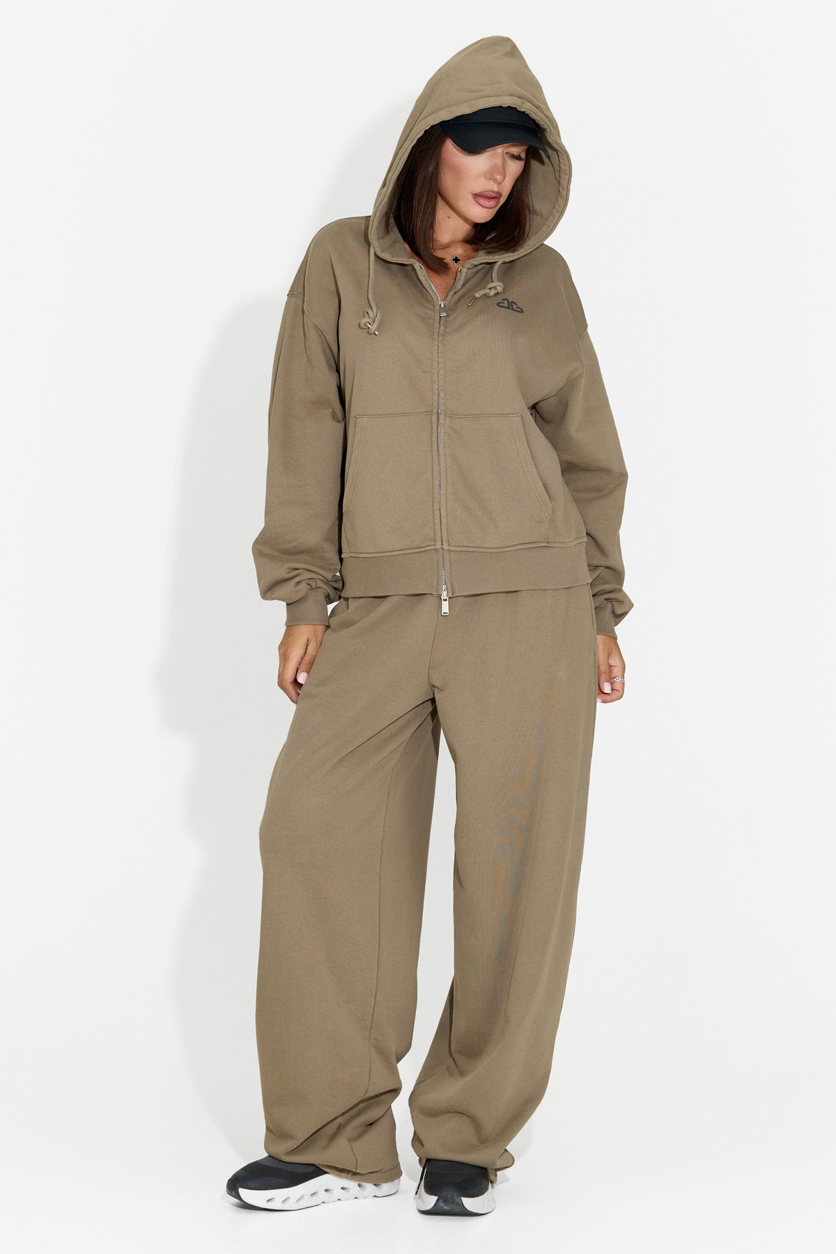 Women's casual khaki tracksuit Chavimielia Bogas