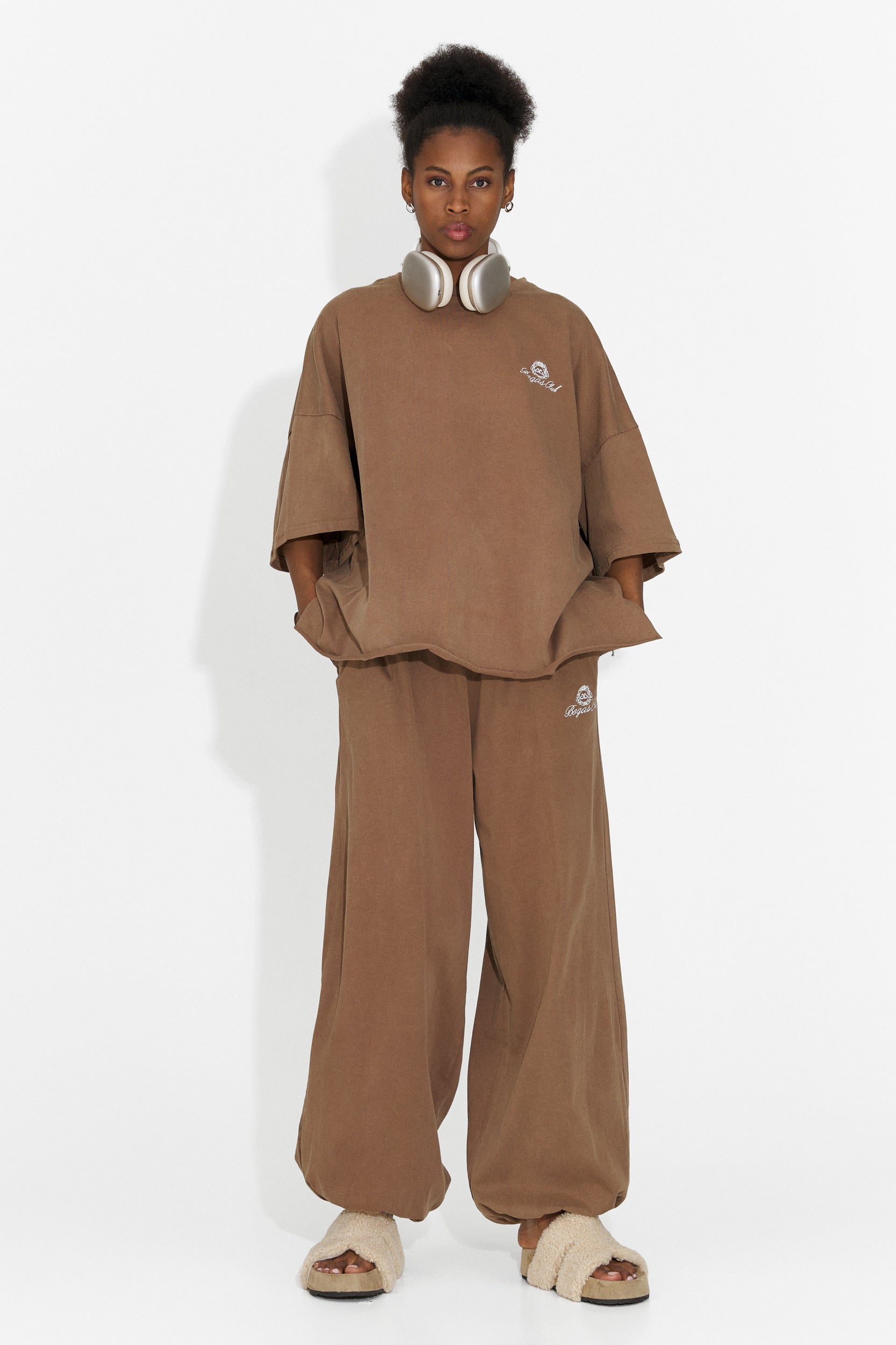 Edelweis Bogas Casual Brown Women's Training Suit