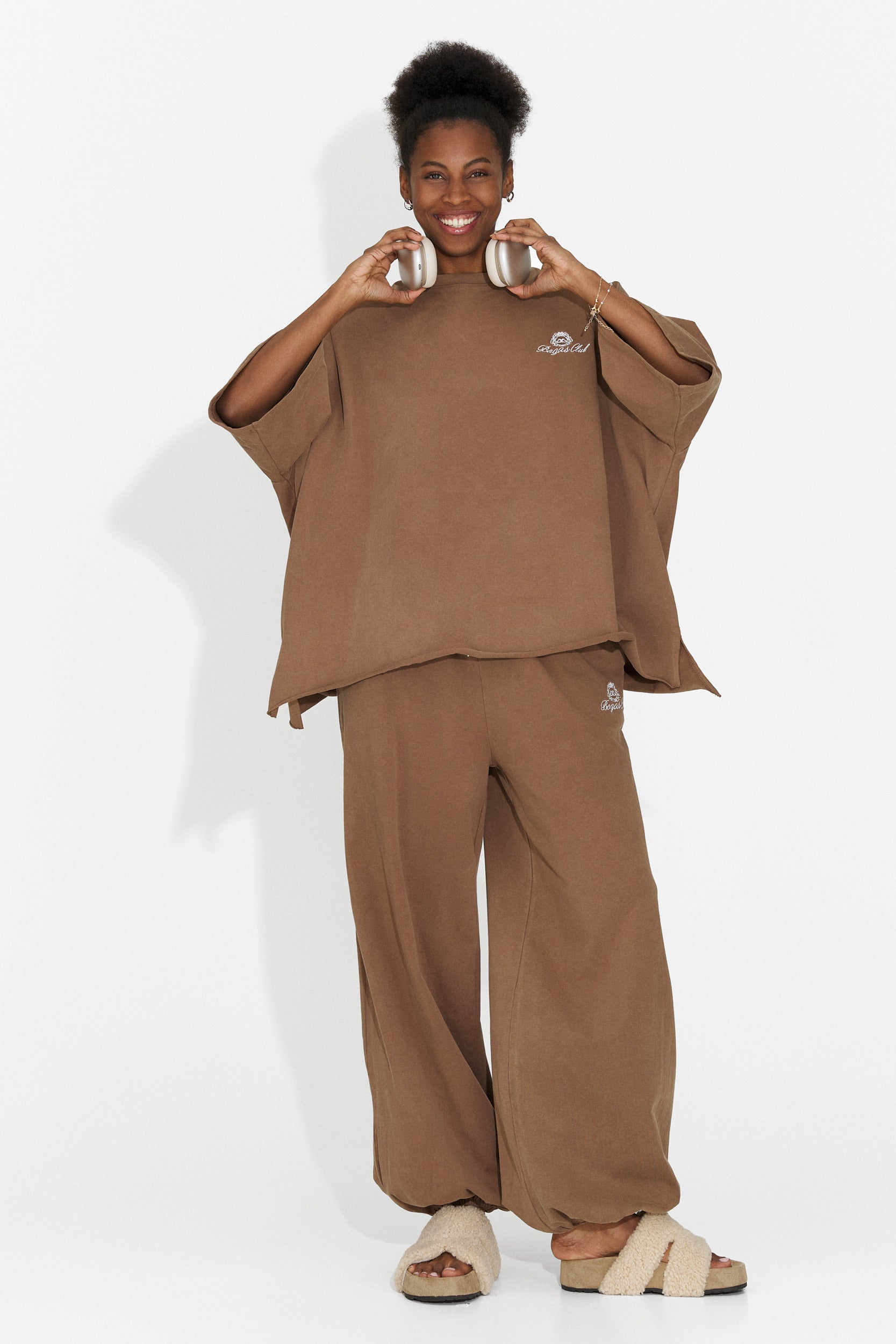 Edelweis Bogas Casual Brown Women's Training Suit