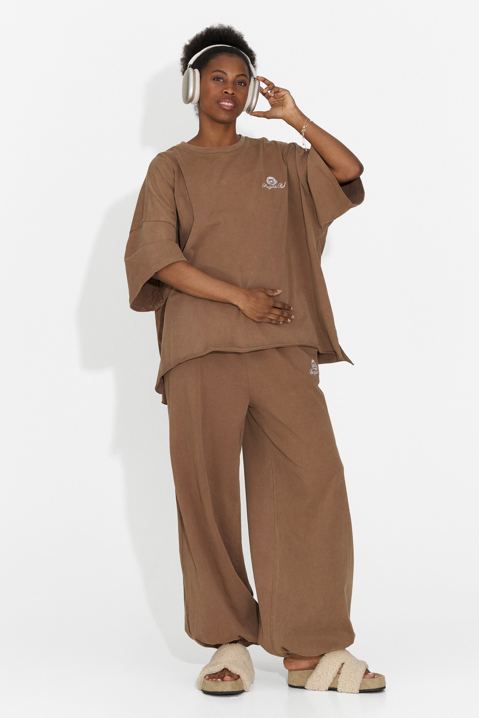 Edelweis Bogas Casual Brown Women's Training Suit