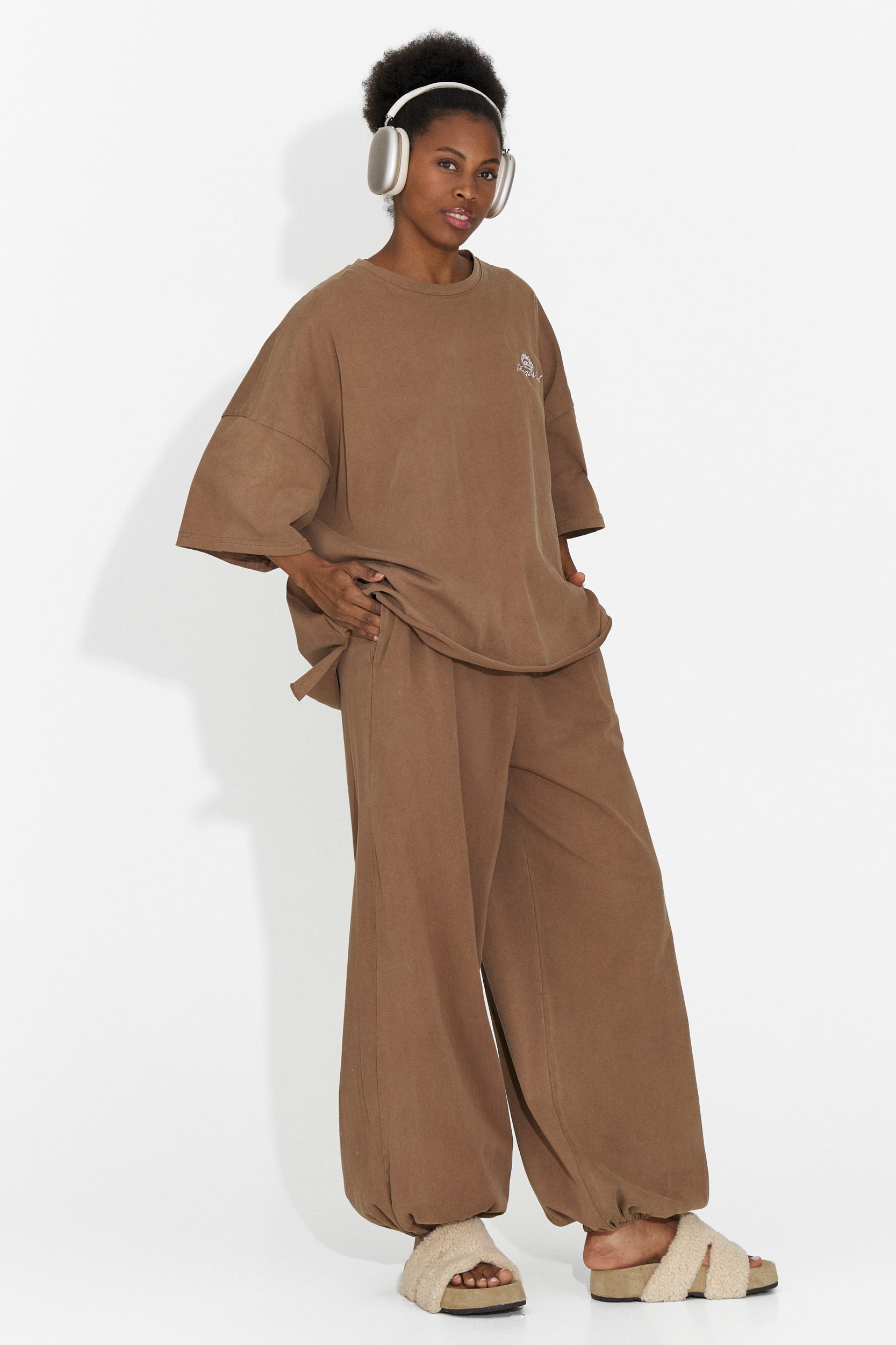 Edelweis Bogas Casual Brown Women's Training Suit