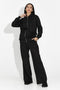 Γυναικείο casual μαύρο σετ Brynora Bogas