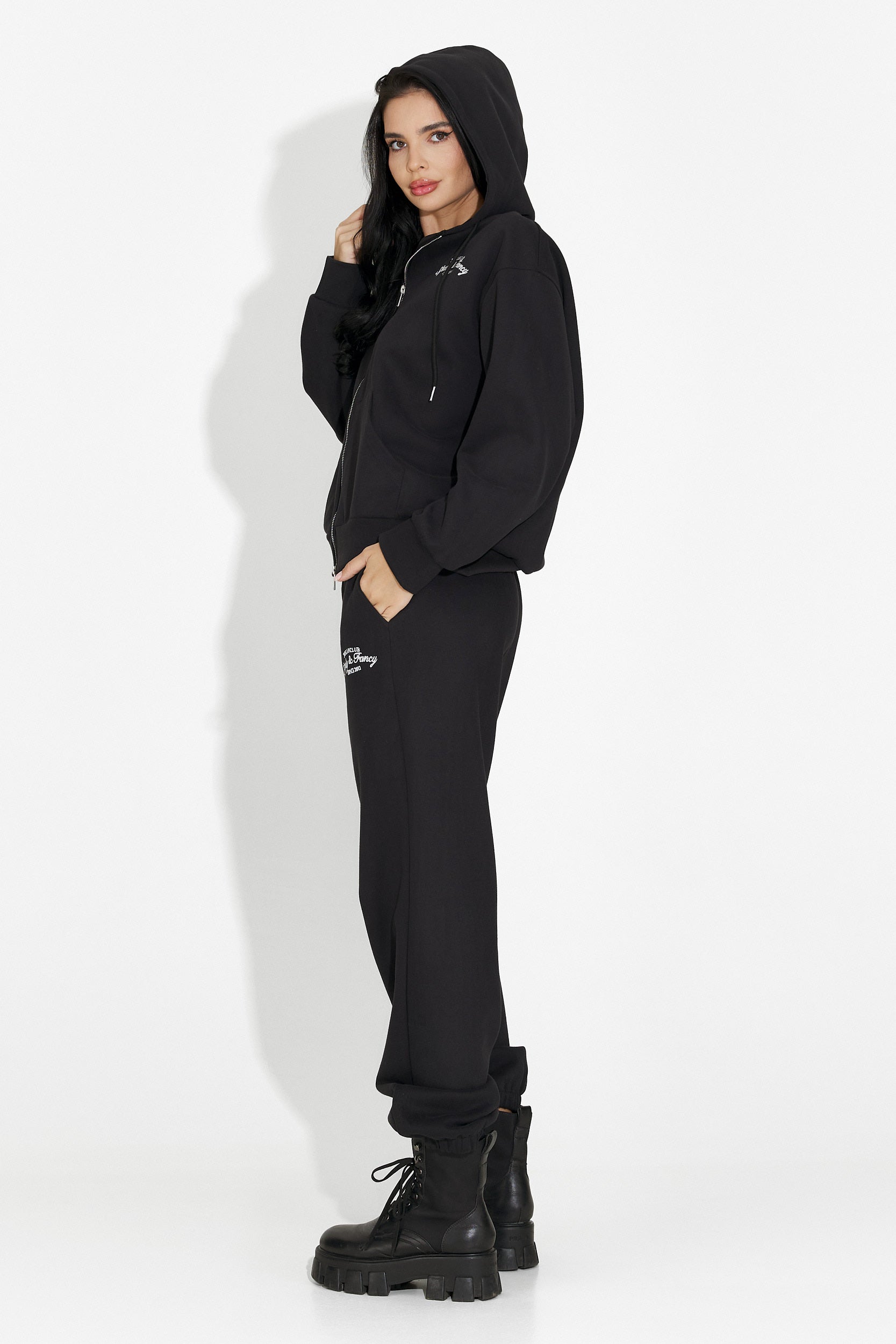 Favora Bogas Casual Black Women's Training Suit