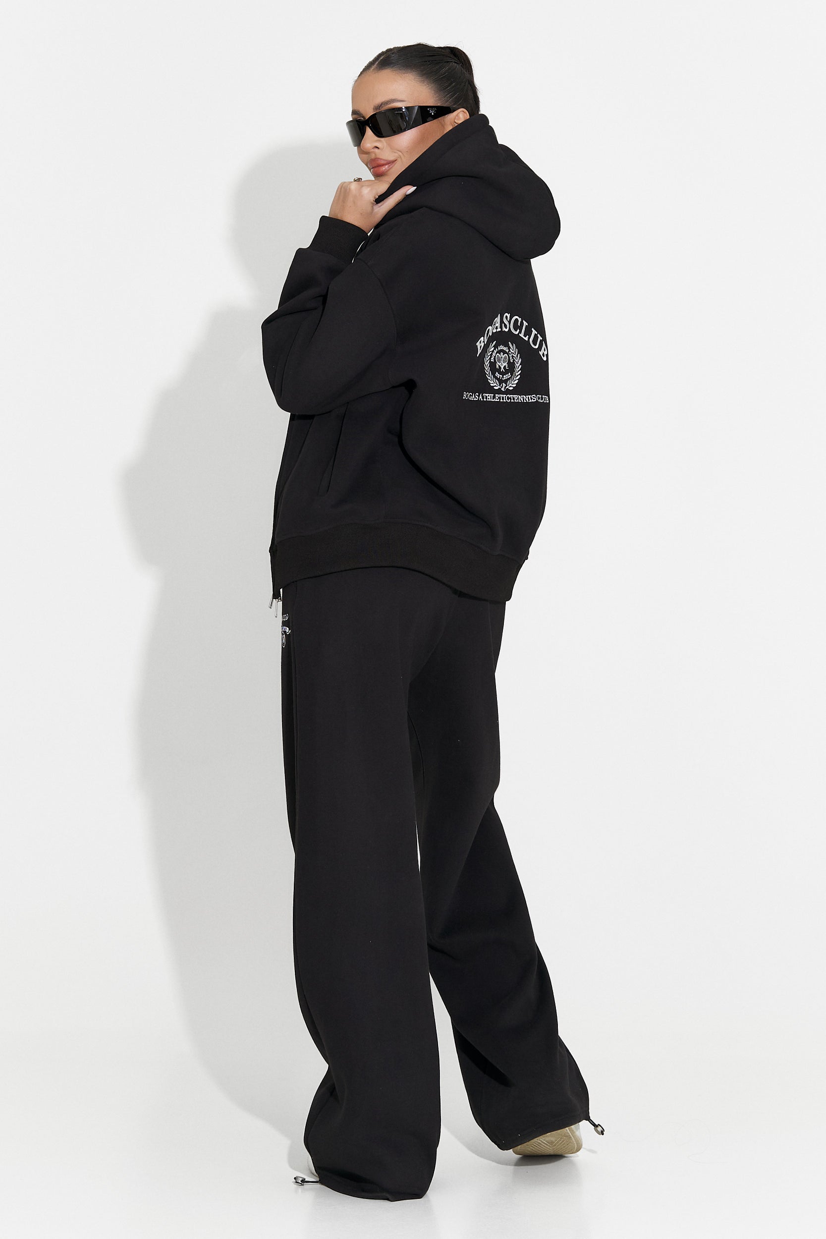 Kalira Bogas Casual Black Women's Training Suit