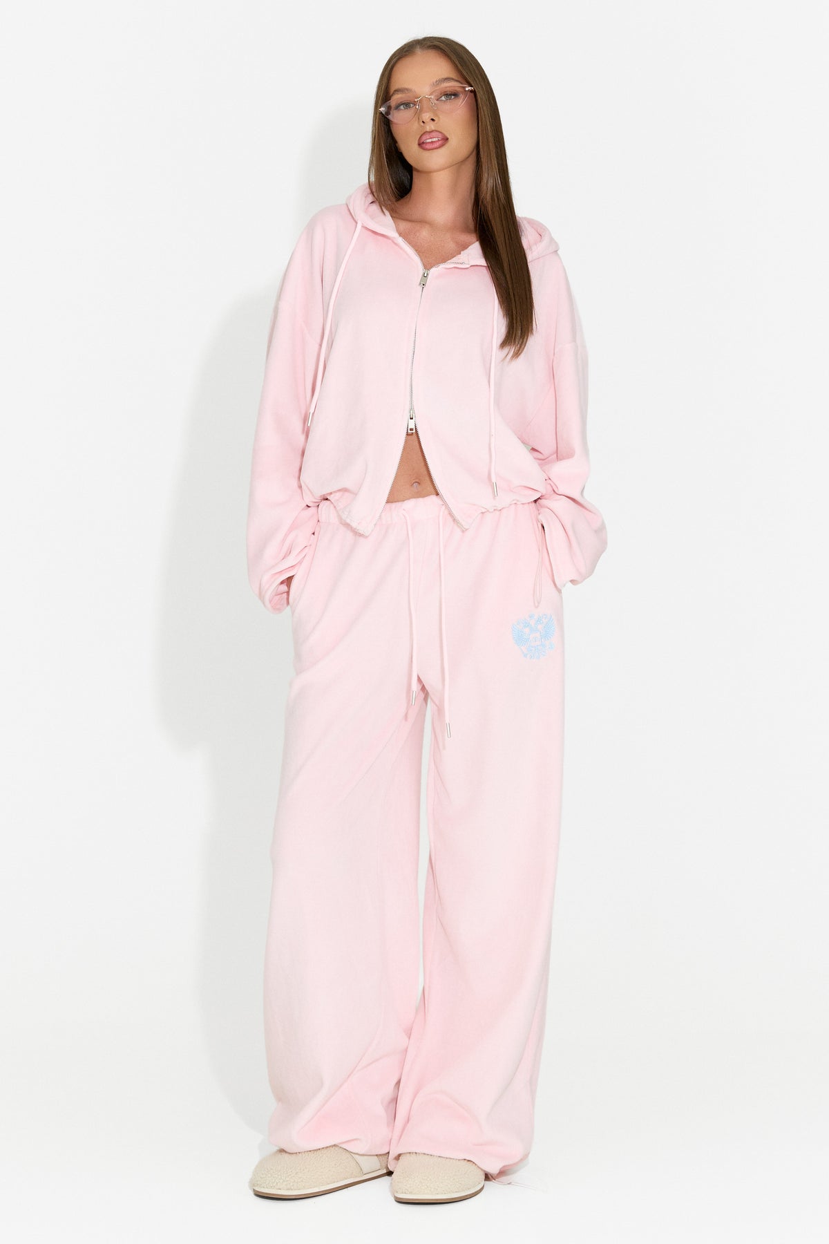 Damen-Casual-Trainingsanzug rosa Scoleaesia Bogas