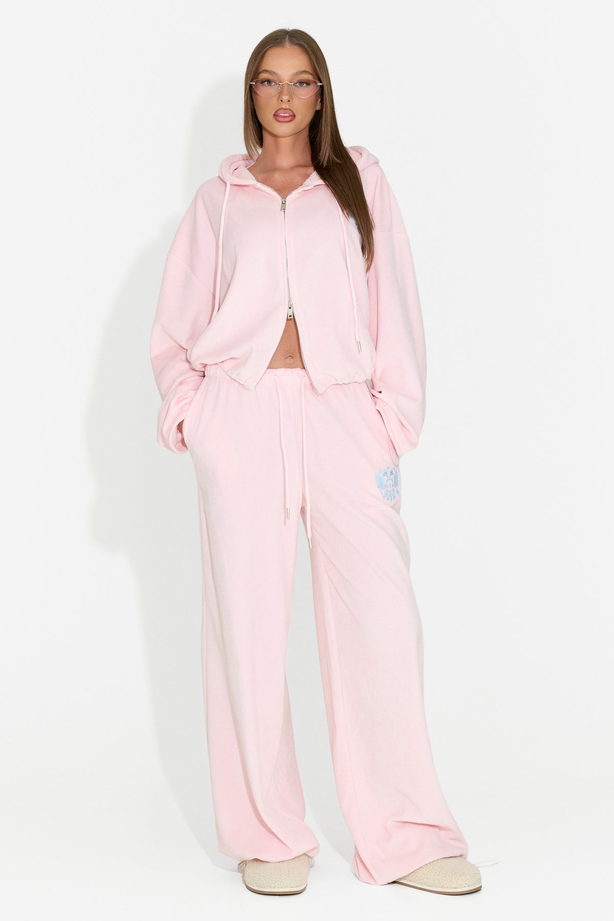 Damen-Casual-Trainingsanzug rosa Scoleaesia Bogas
