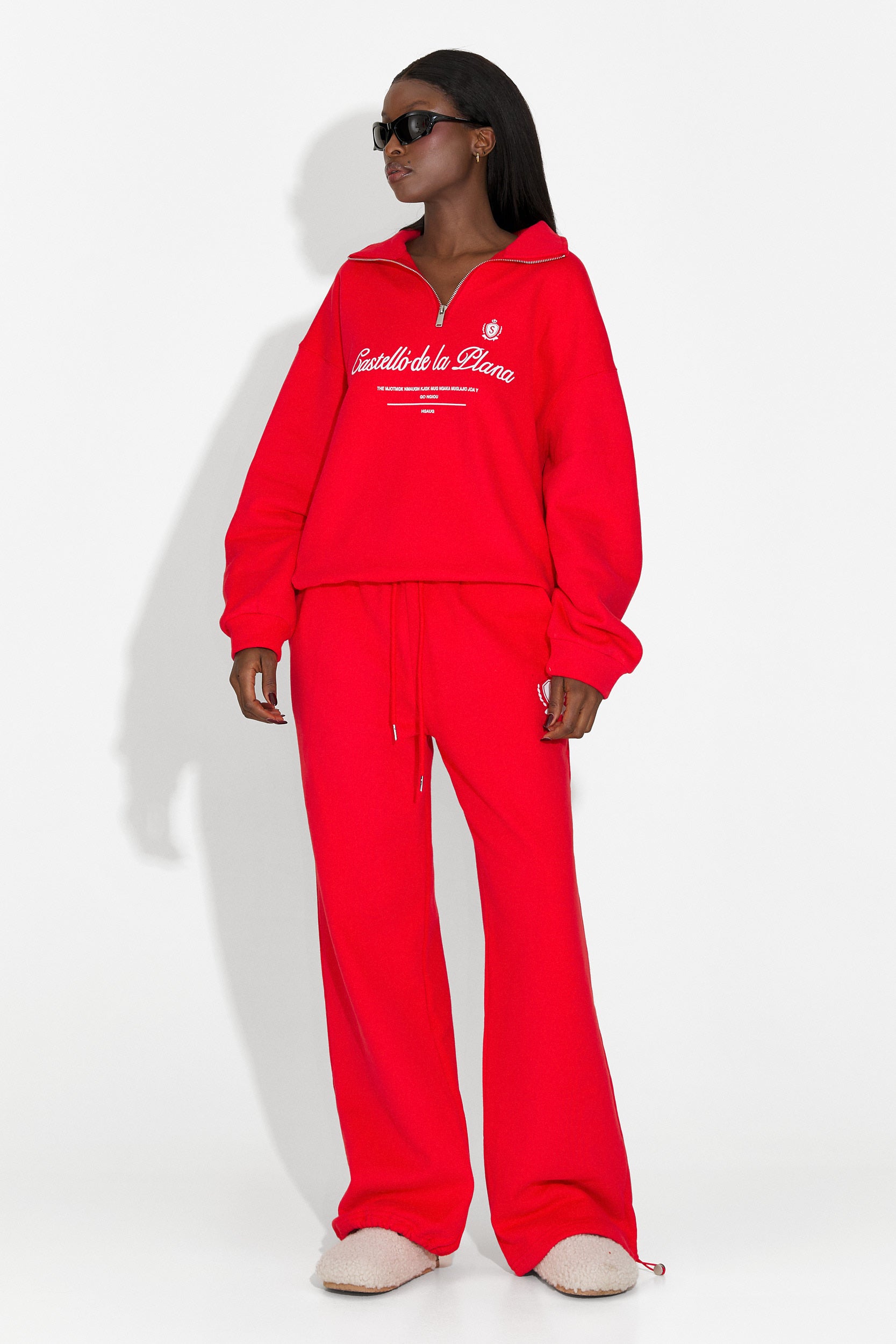 Dres damski casual czerwony Civora Bogas