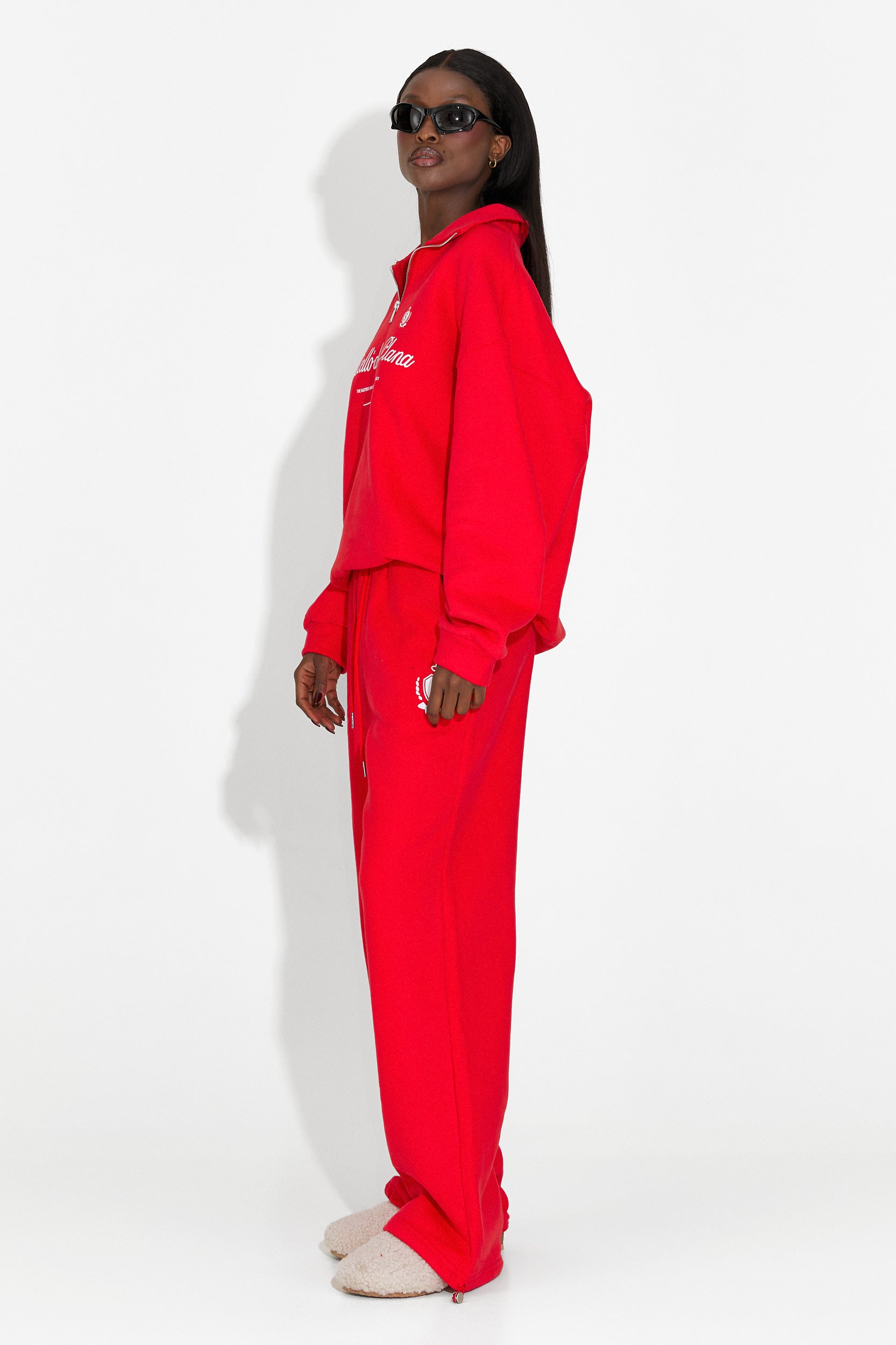 Dres damski casual czerwony Civora Bogas