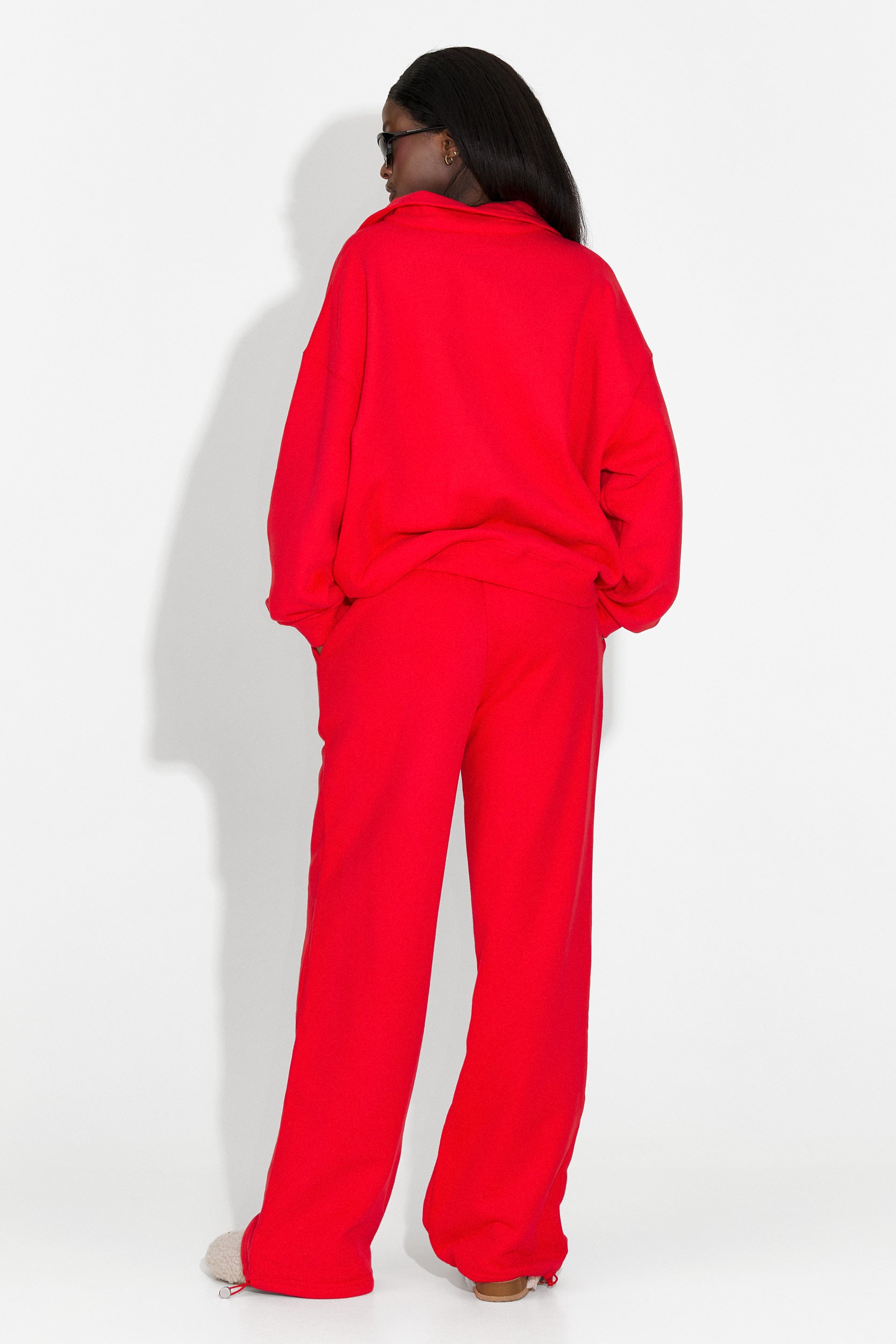 Dres damski casual czerwony Civora Bogas