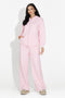 Σετ γυναικείο casual ροζ Brynora Bogas
