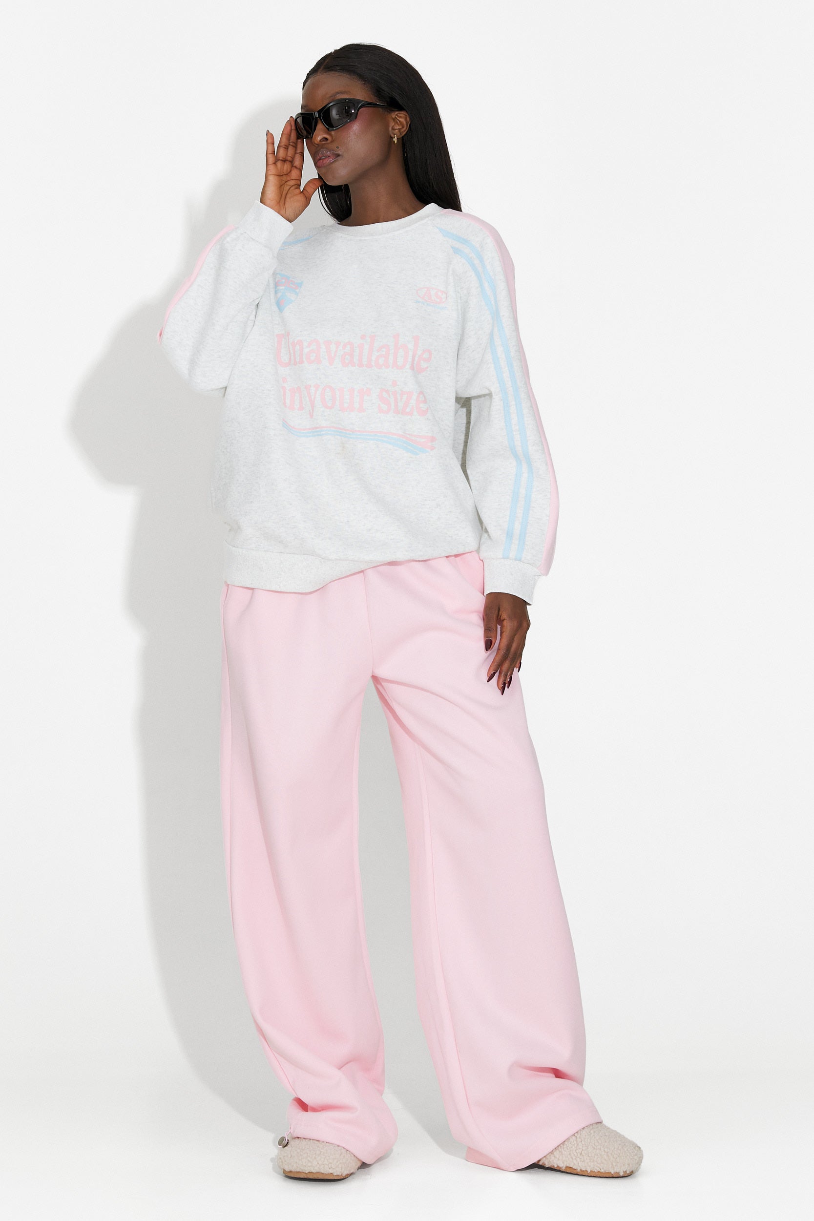 Rosa avslappnad damträningsdräkt Darina Bogas