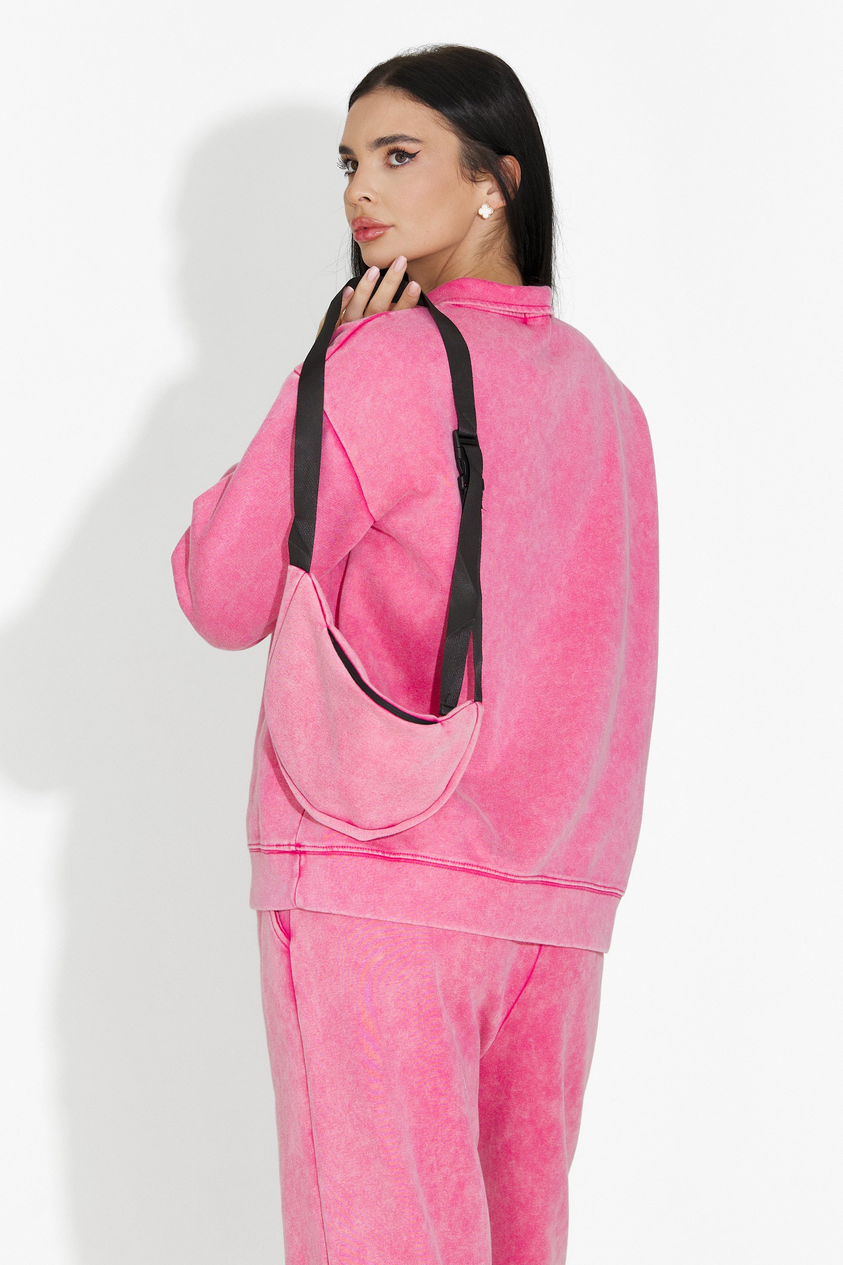 Σετ γυναικείο casual ροζ Dionea Bogas