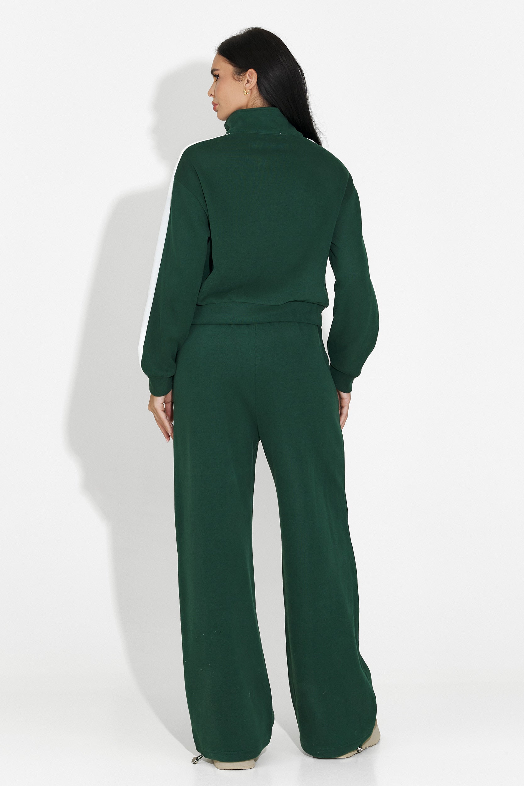 Crisea Bogas Green Casual Women's Training Suit