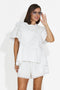 Women's casual white t-shirt Besana Bogas