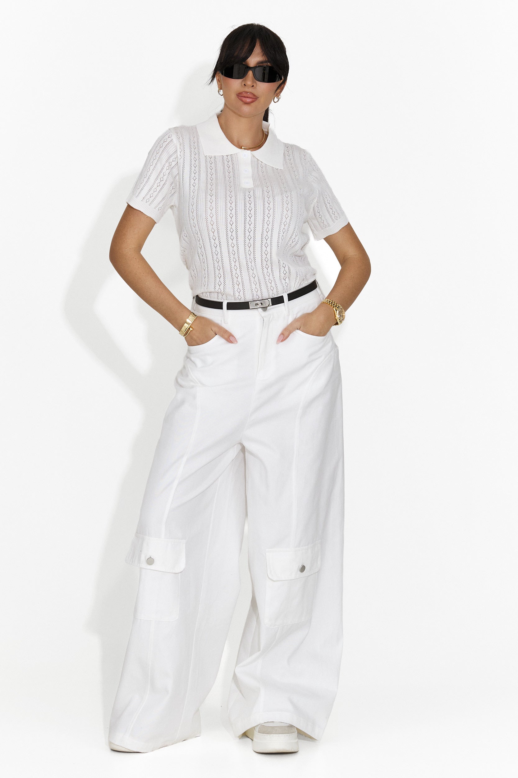 Women's casual white t-shirt Nerida Bogas