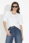 Vit t-shirt för dam, casual Norelia Bogas