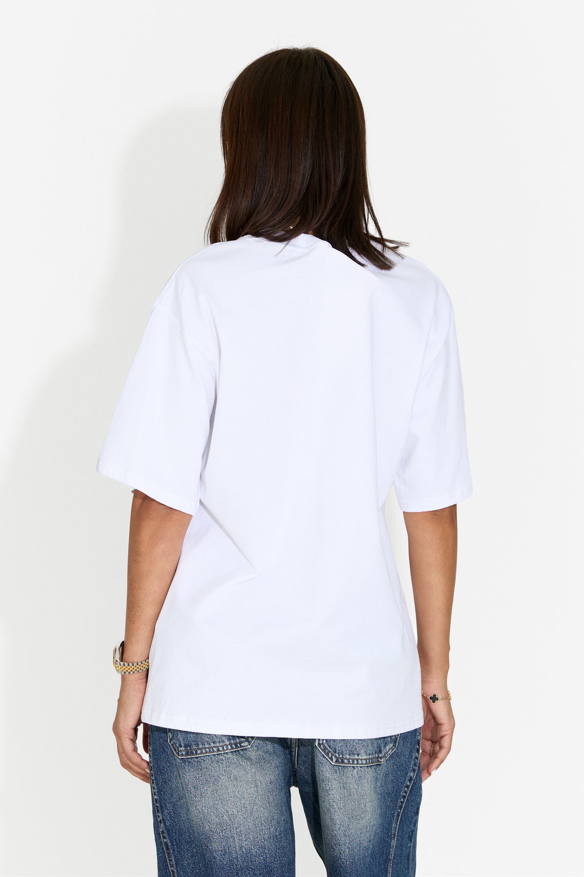 Damen-Casual-T-Shirt weiß Rougha Bogas